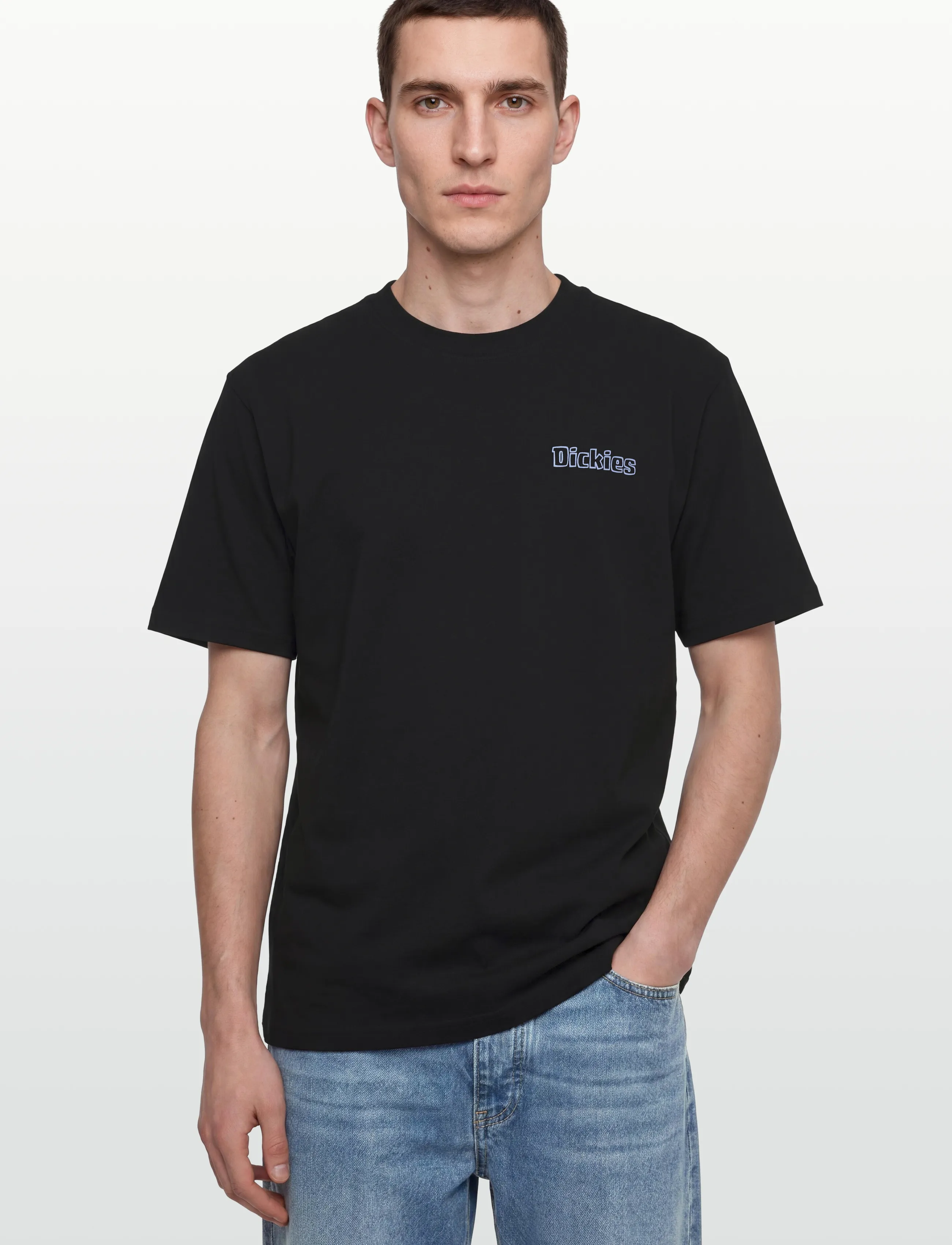 Dickies - FAIRLAWN SS TEE - short-sleeved t-shirts - black - 3