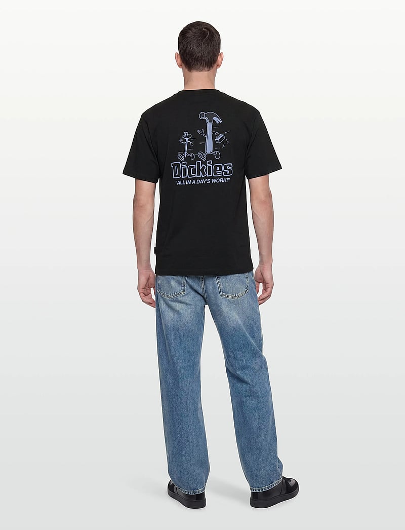 Dickies - FAIRLAWN SS TEE - kortærmede t-shirts - black - 4