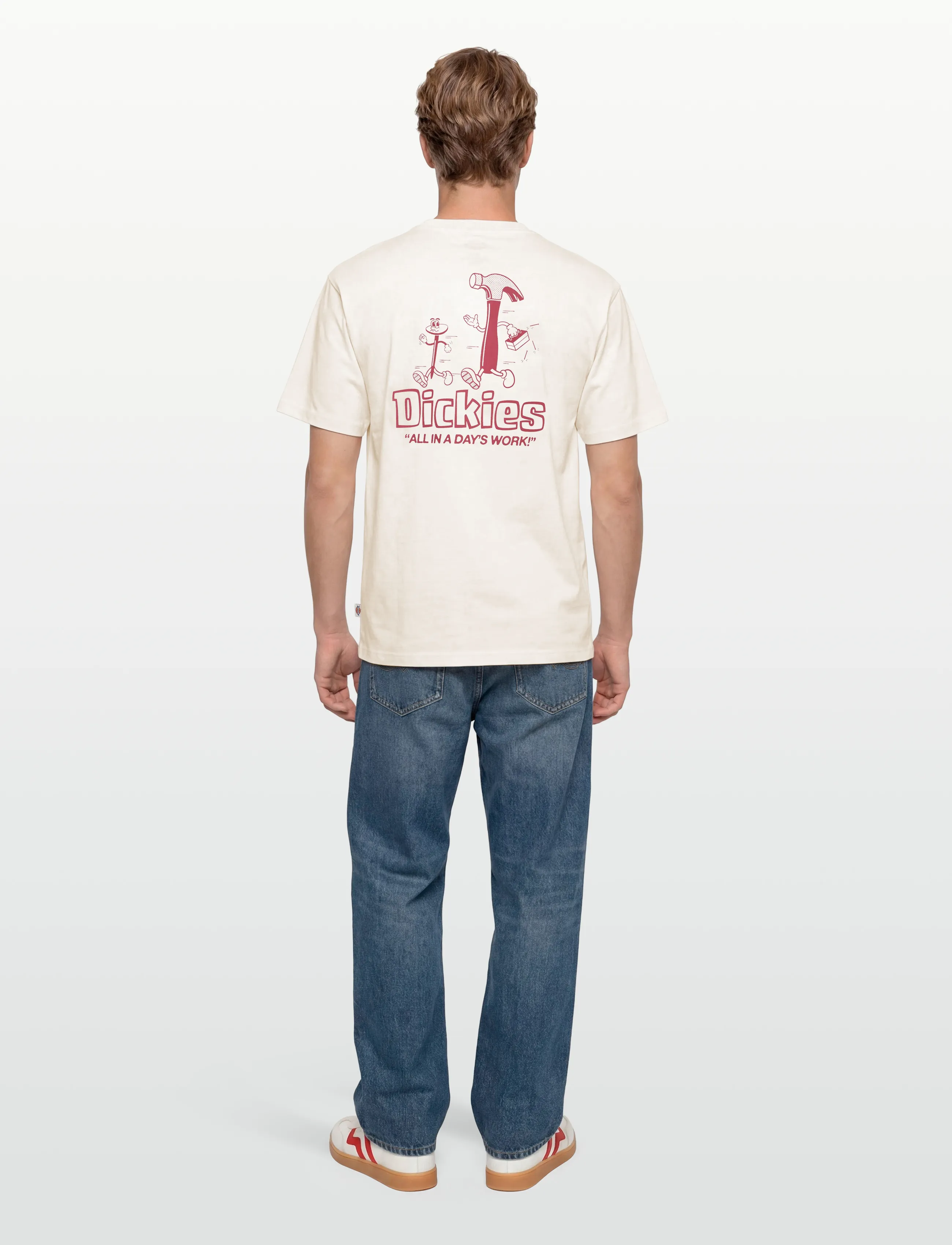 Dickies - FAIRLAWN SS TEE - kurzärmelig - egret - 4