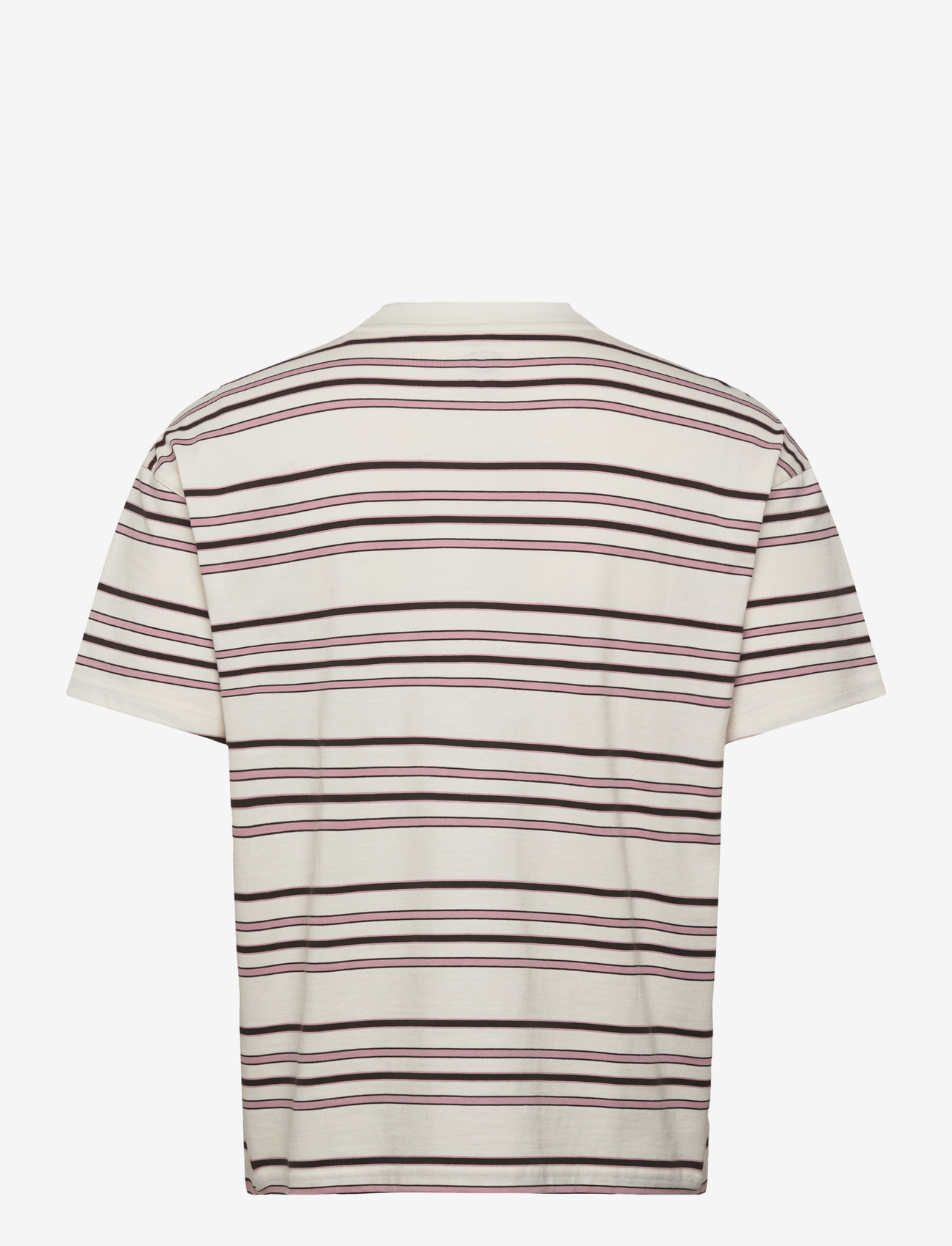 Dickies - EAST LIBERTY STRIPE TEE - lühikeste varrukatega t-särgid - egret - 1