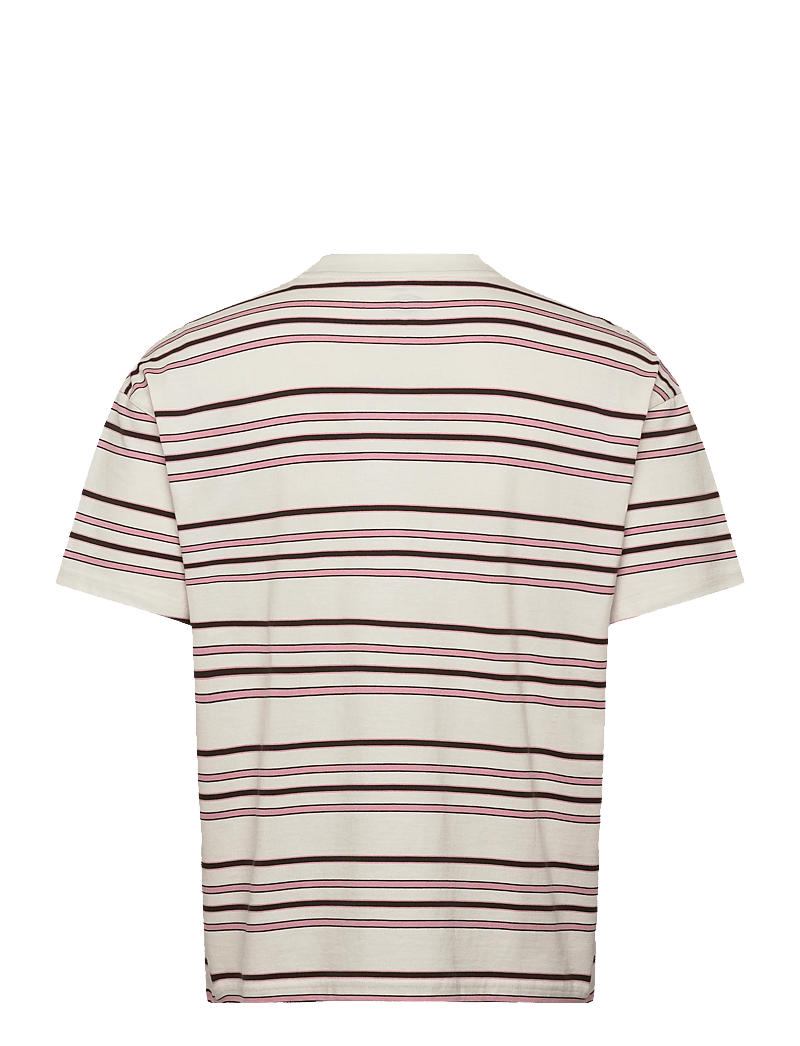 Dickies - EAST LIBERTY STRIPE SS TEE - kurzärmelig - egret - 1