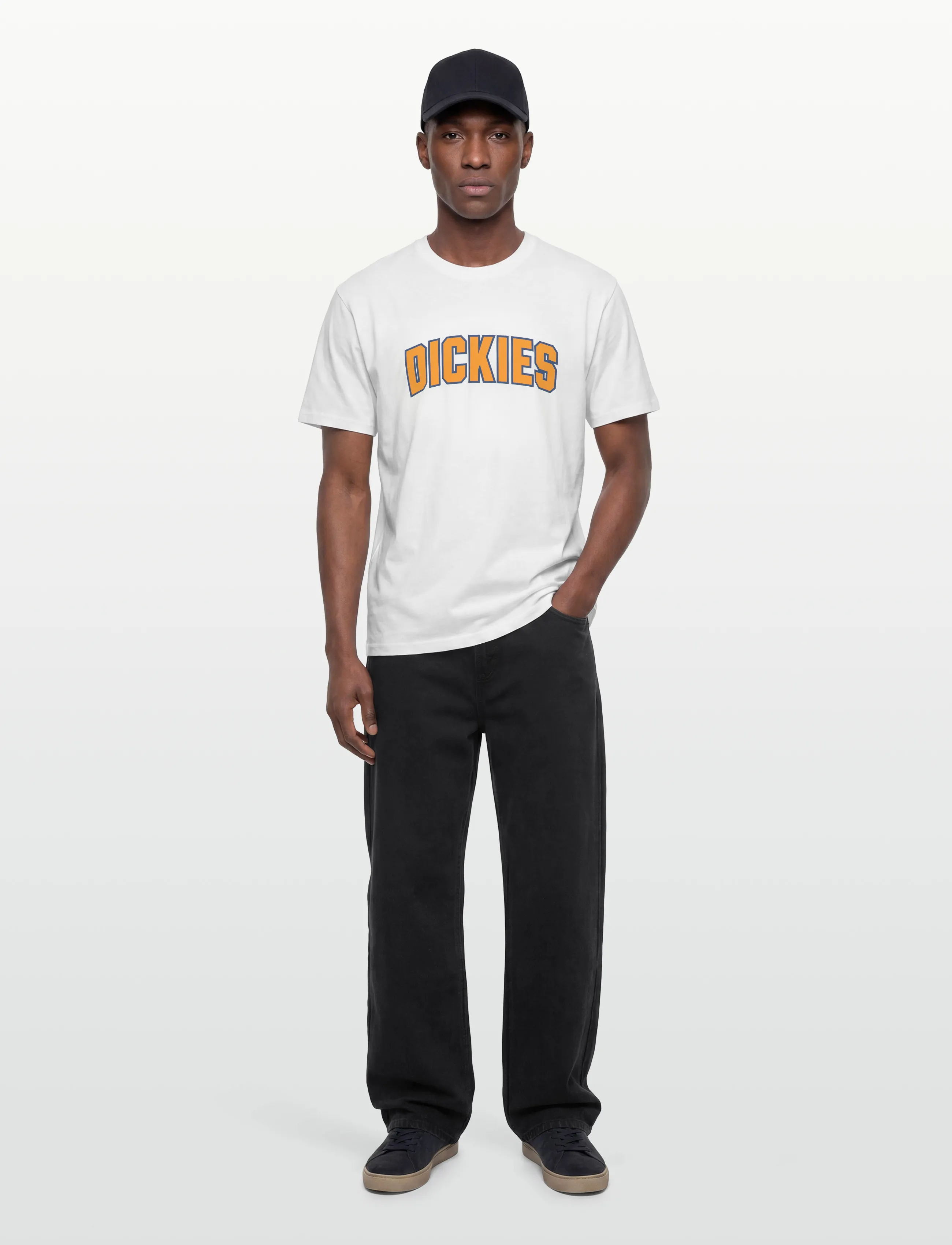 Dickies Aitkin Ss Tee, XS, White, T-Shirts > Kortærmede, Herre
