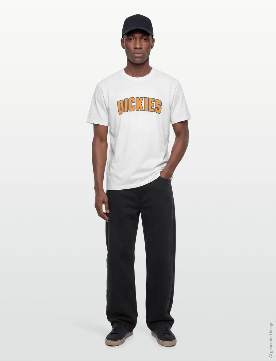 Dickies - AITKIN SS TEE - kurzärmelig - white - 0