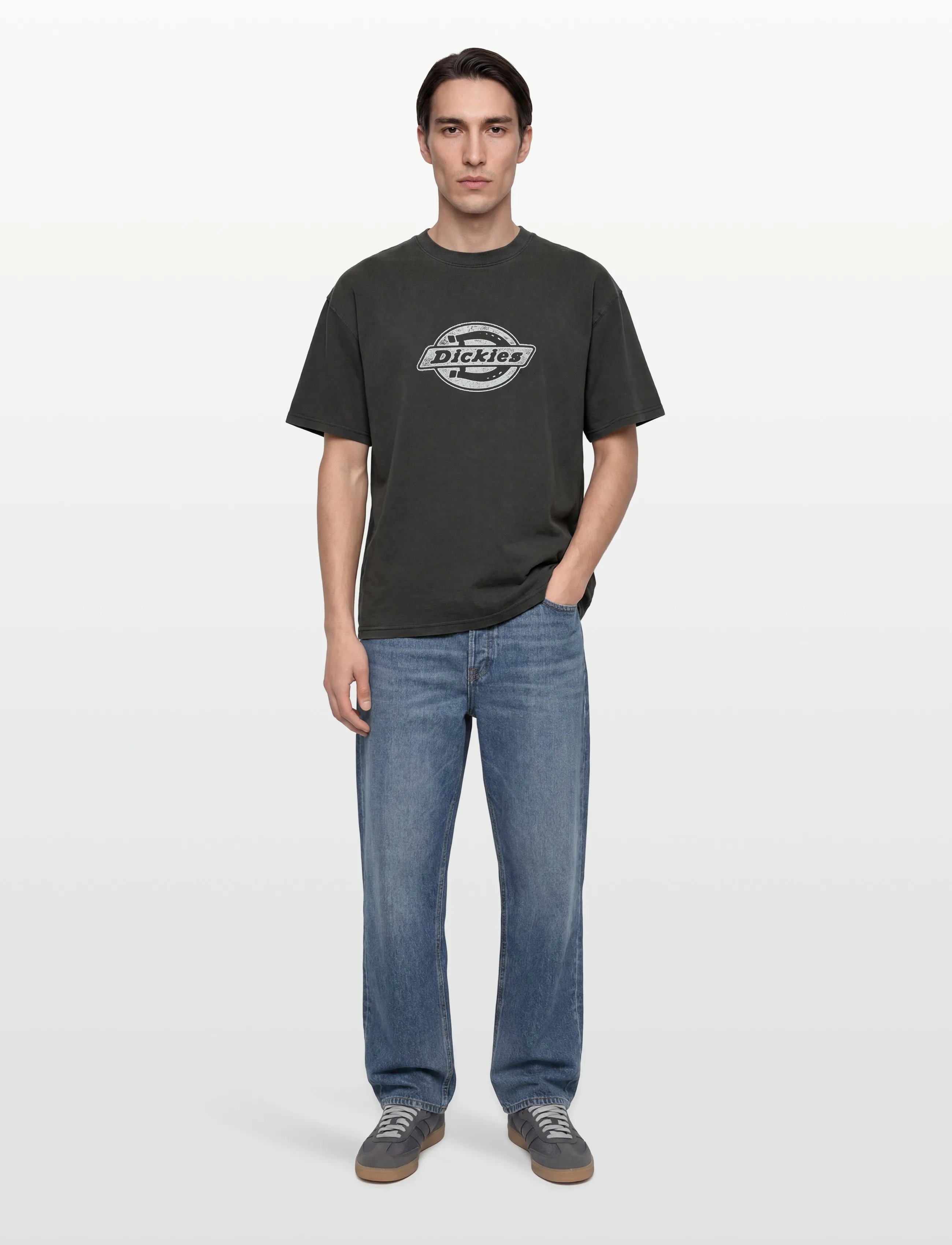 Dickies PLAINVILLE SS TEE - Pavasara garderobe - BLACK / black
