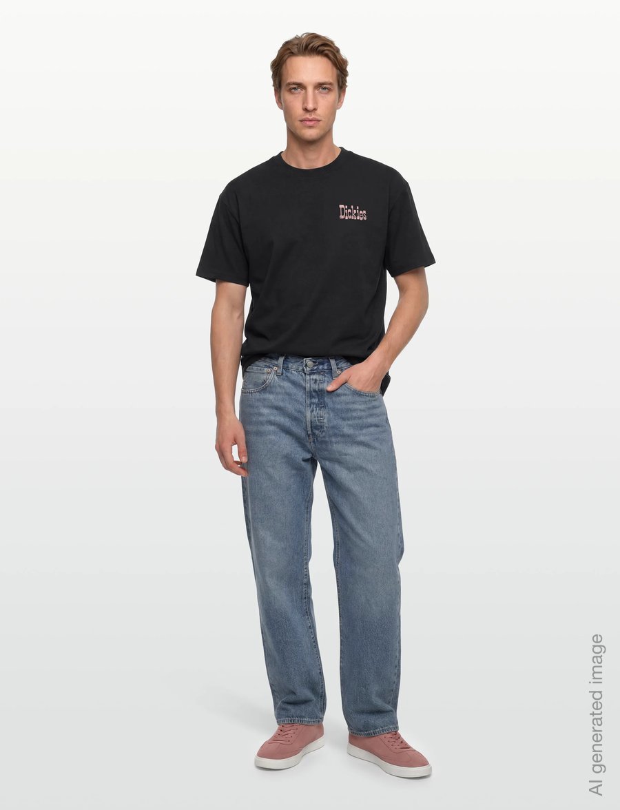 Dickies - POLK SS TEE - kurzärmelige t-shirts - black - 0