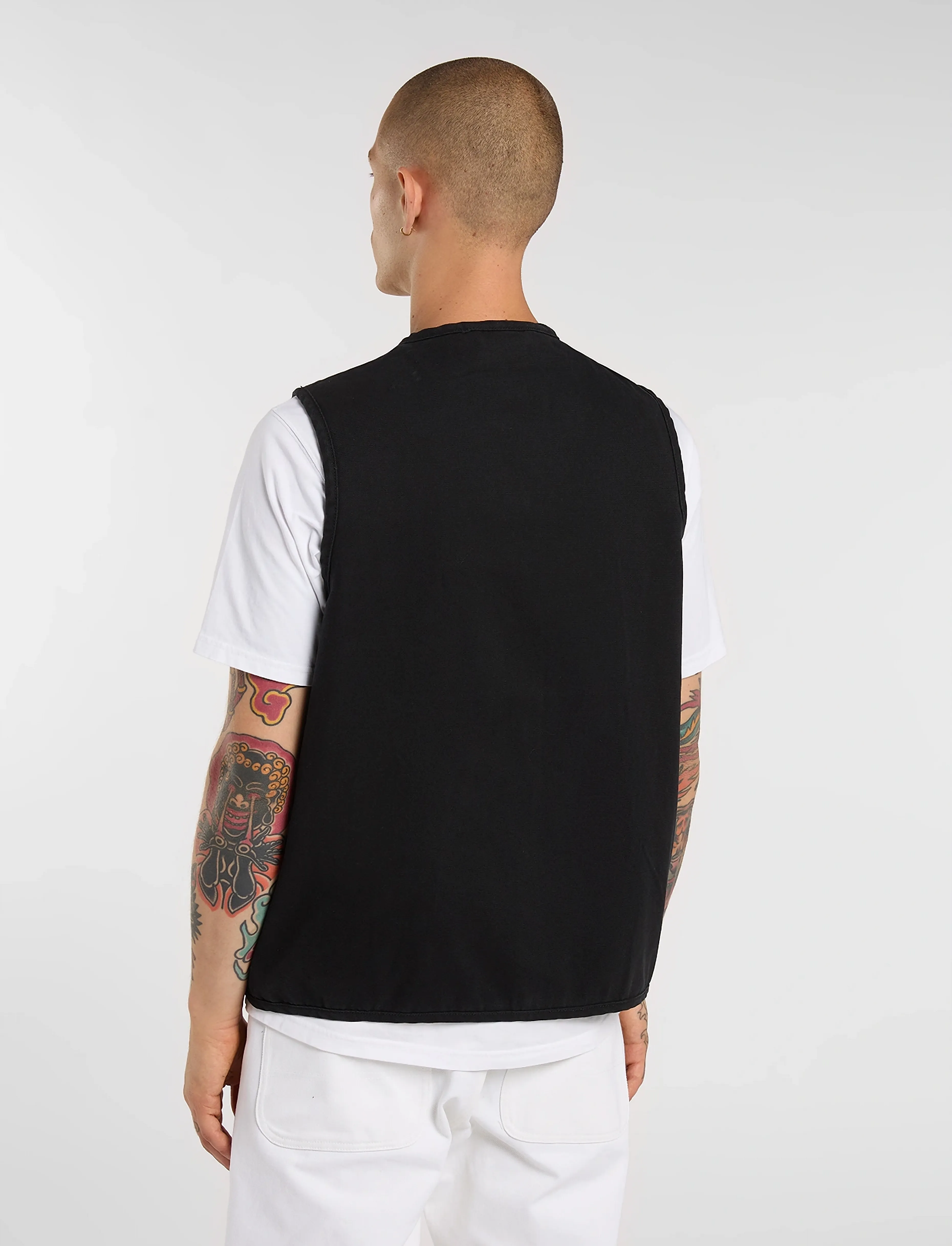 Dickies CANVAS SUMMER VEST - Västar - BLACK / black