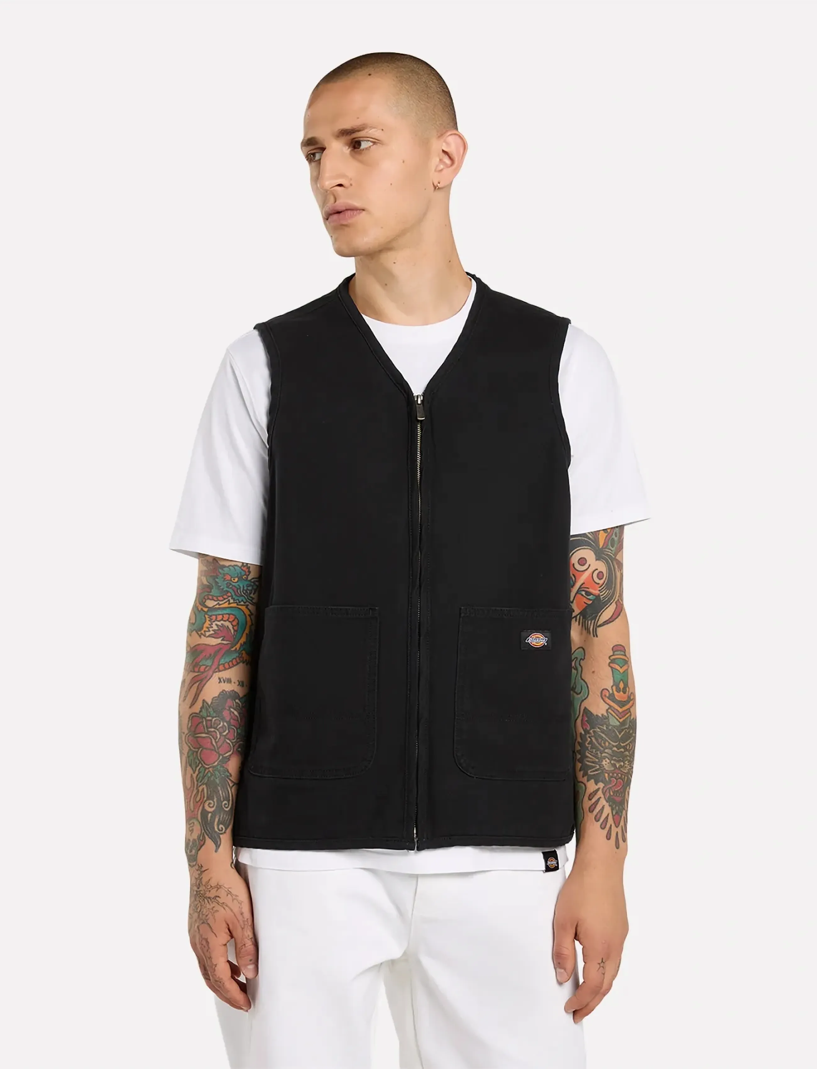 Dickies - CANVAS SUMMER VEST - liemenės - black - 4