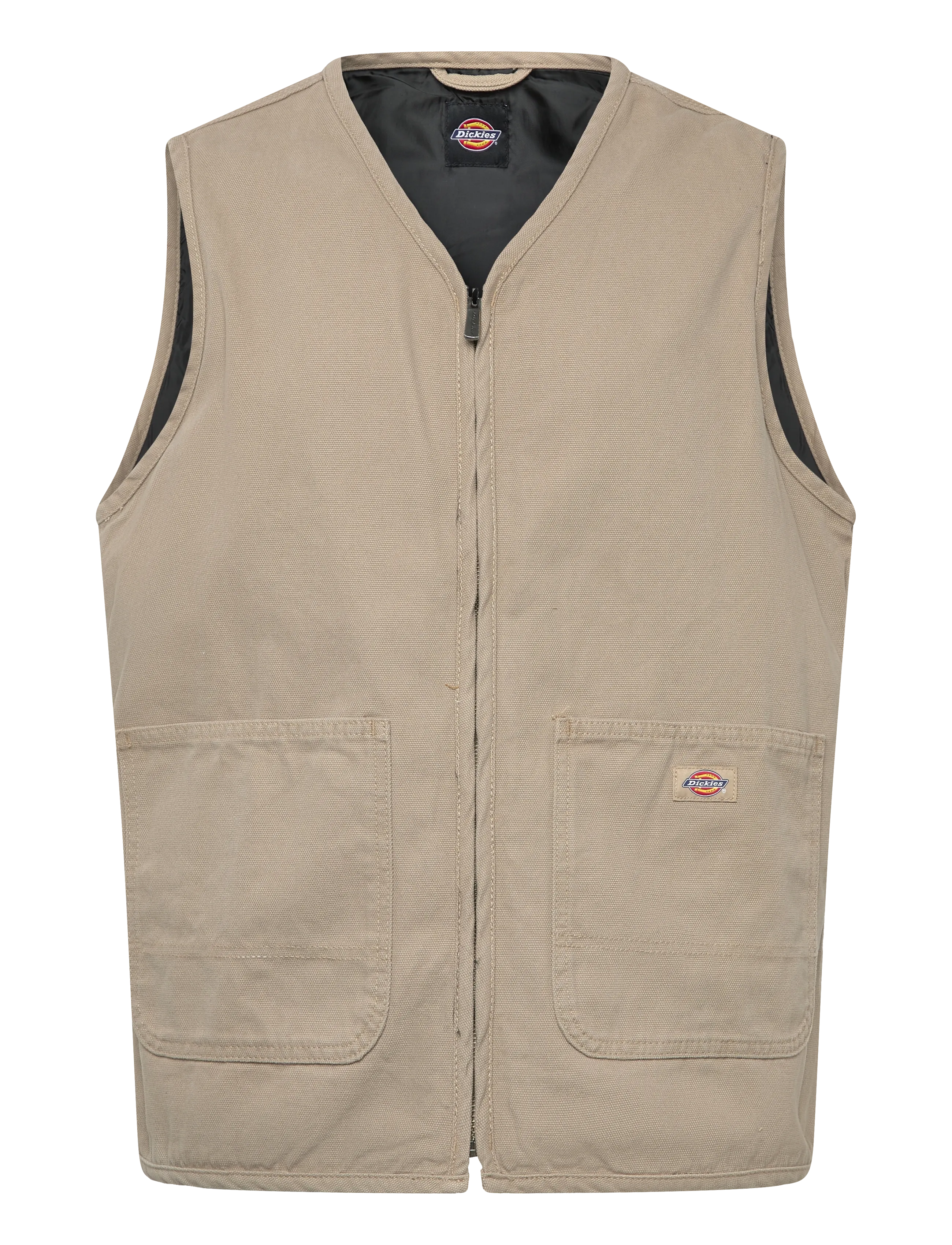 DICKIES Canvas Summer Vest Beige - XL - Herren