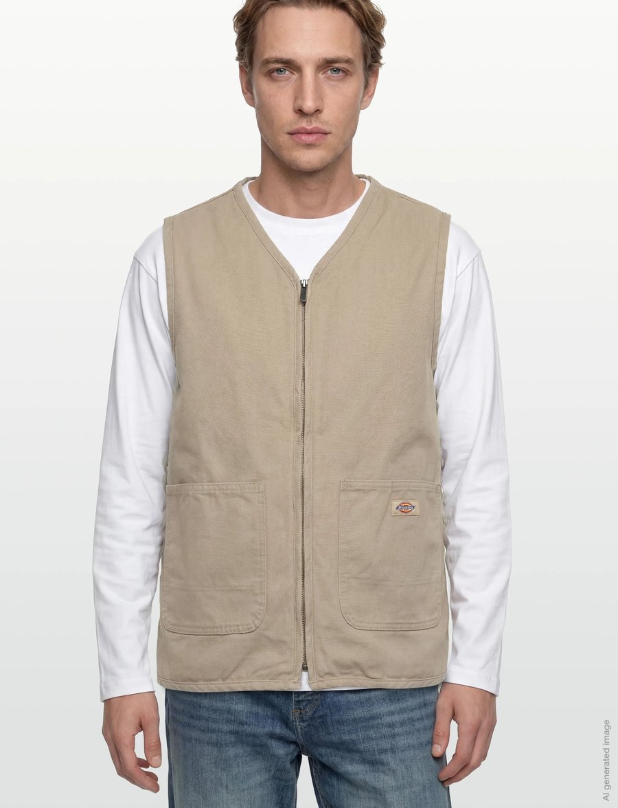 Dickies - CANVAS SUMMER VEST - gilets sans manches - desert sand - 3