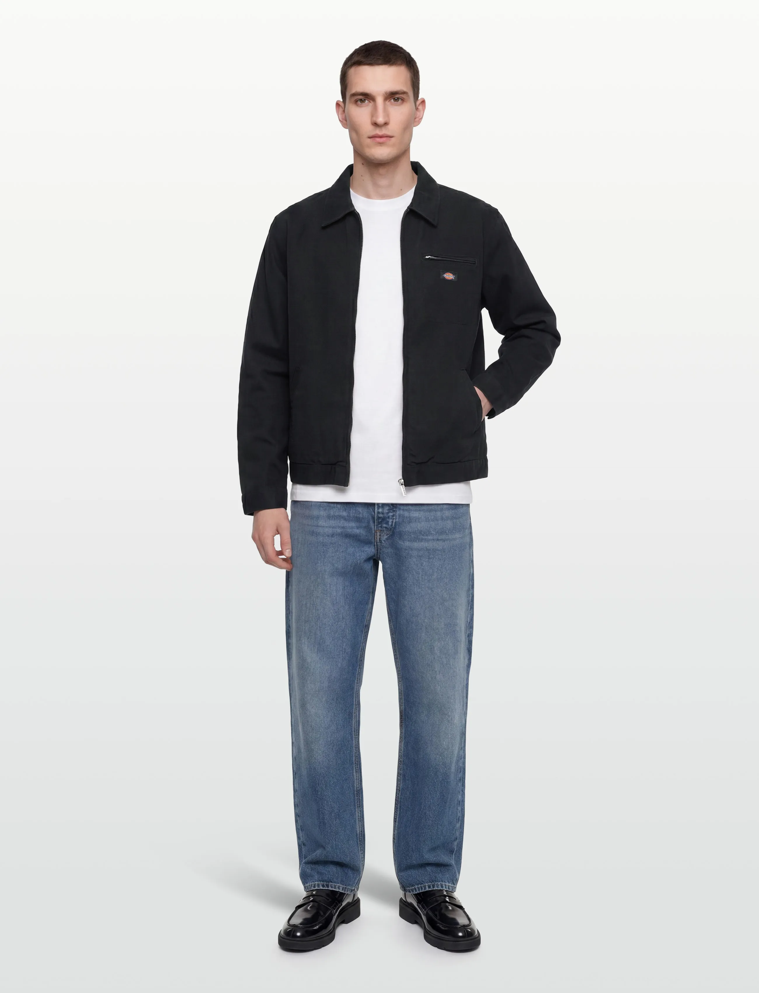 Dickies Unlined Canvas Painter Jacket, Malerjakke, Sort, Str: XS