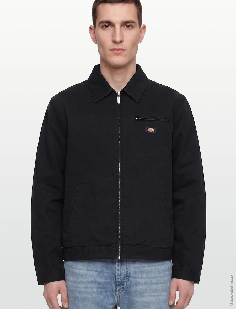 Dickies - UNLINED CANVAS PAINTER JACKET - vårjakker - black - 3