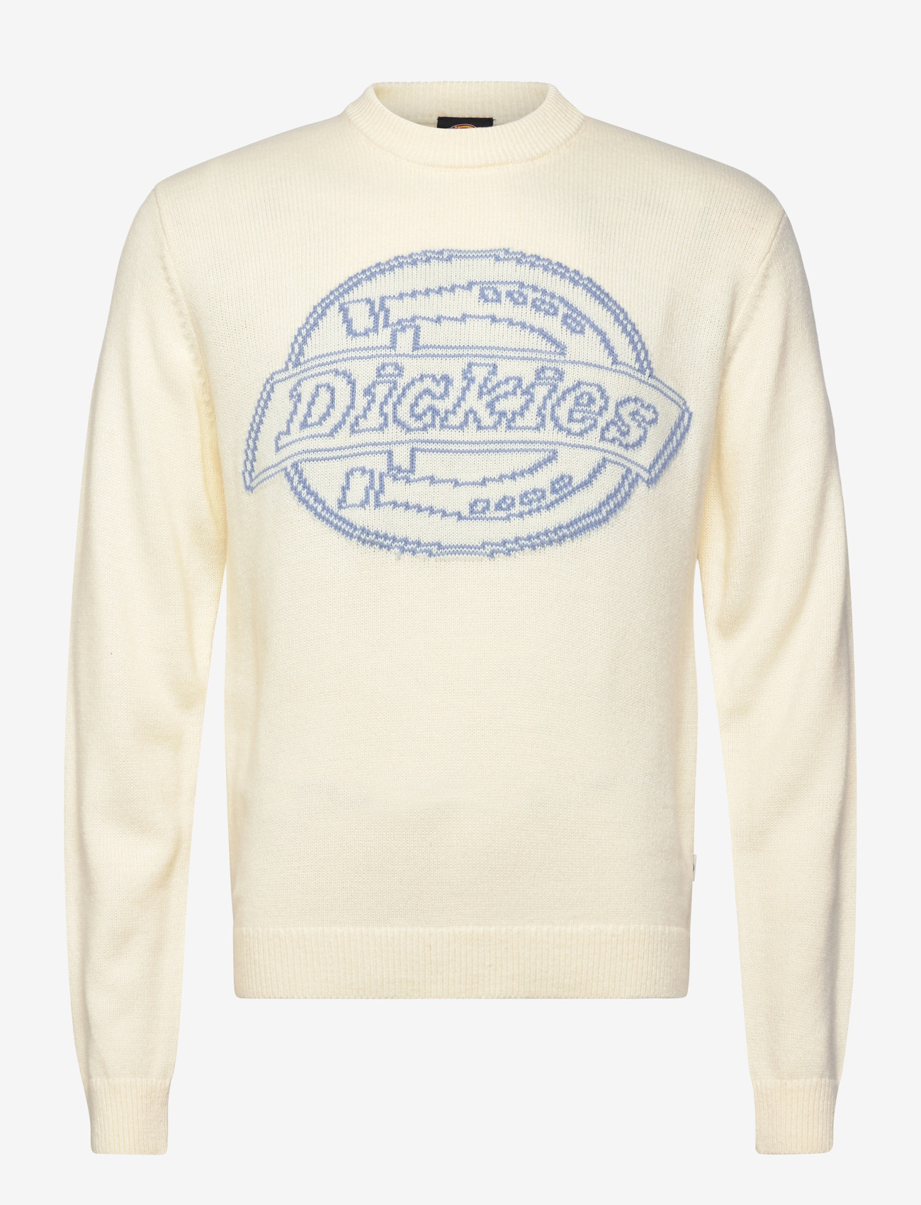 Dickies - UNION JACQUARD SWEATER - Ümmarguse kaelusega kudumid - egret - 1