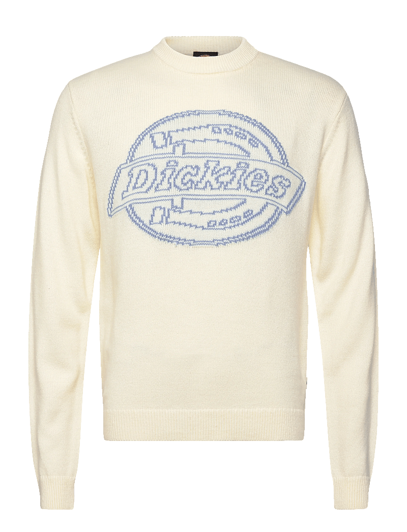 Dickies - UNION JACQUARD SWEATER - Ümmarguse kaelusega kudumid - egret - 1