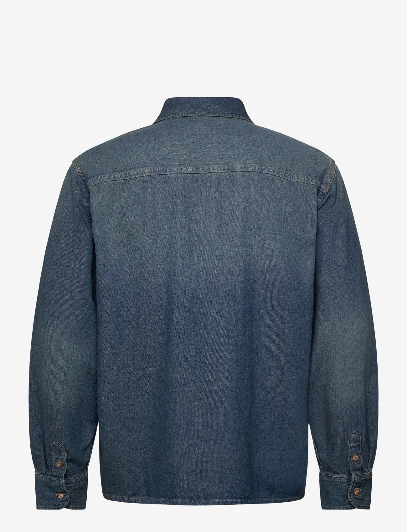 Dickies - LIGHTWEIGHT DENIM SHIRT LS - jeanshemden - khaki tinted blue - 2