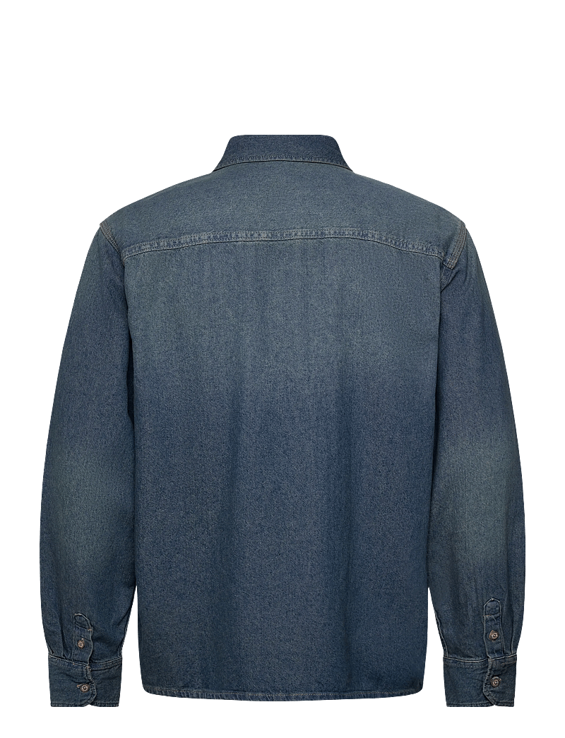 Dickies - LIGHTWEIGHT DENIM SHIRT LS - jeanshemden - khaki tinted blue - 2
