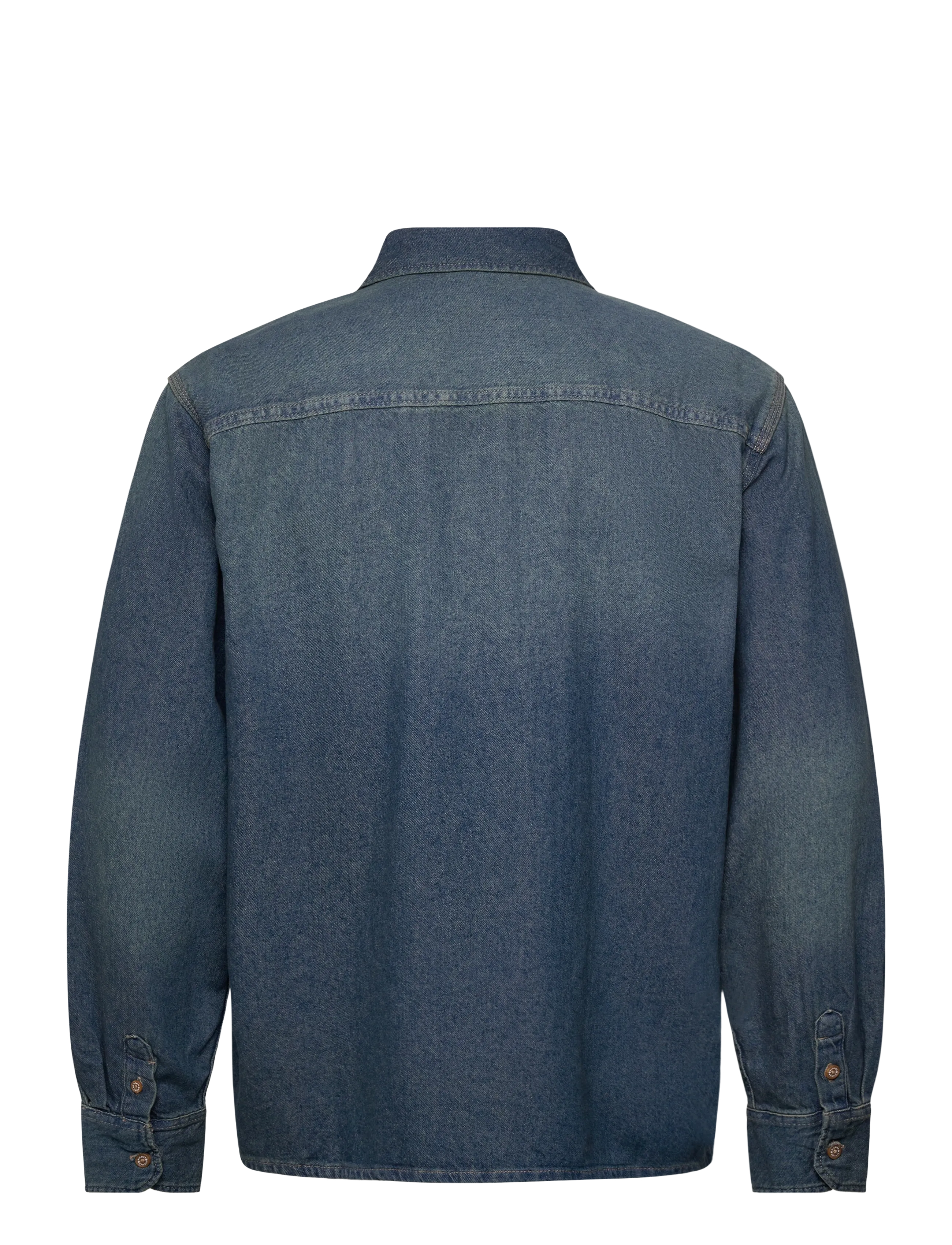 Dickies - LIGHTWEIGHT DENIM SHIRT LS - födelsedagspresenter - khaki tinted blue - 2