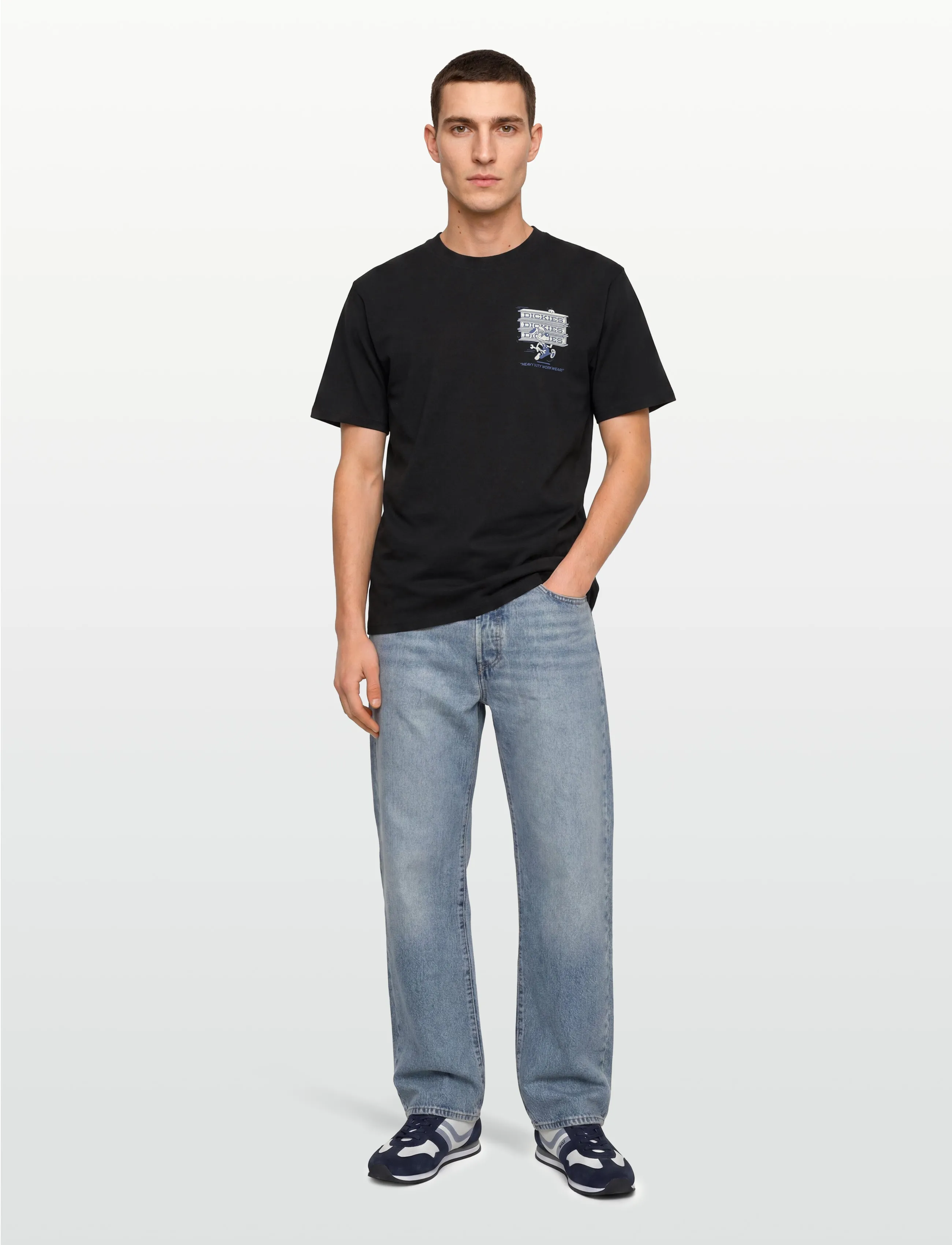 Dickies LYNNDYL SS TEE - Kampagne - BLACK / black