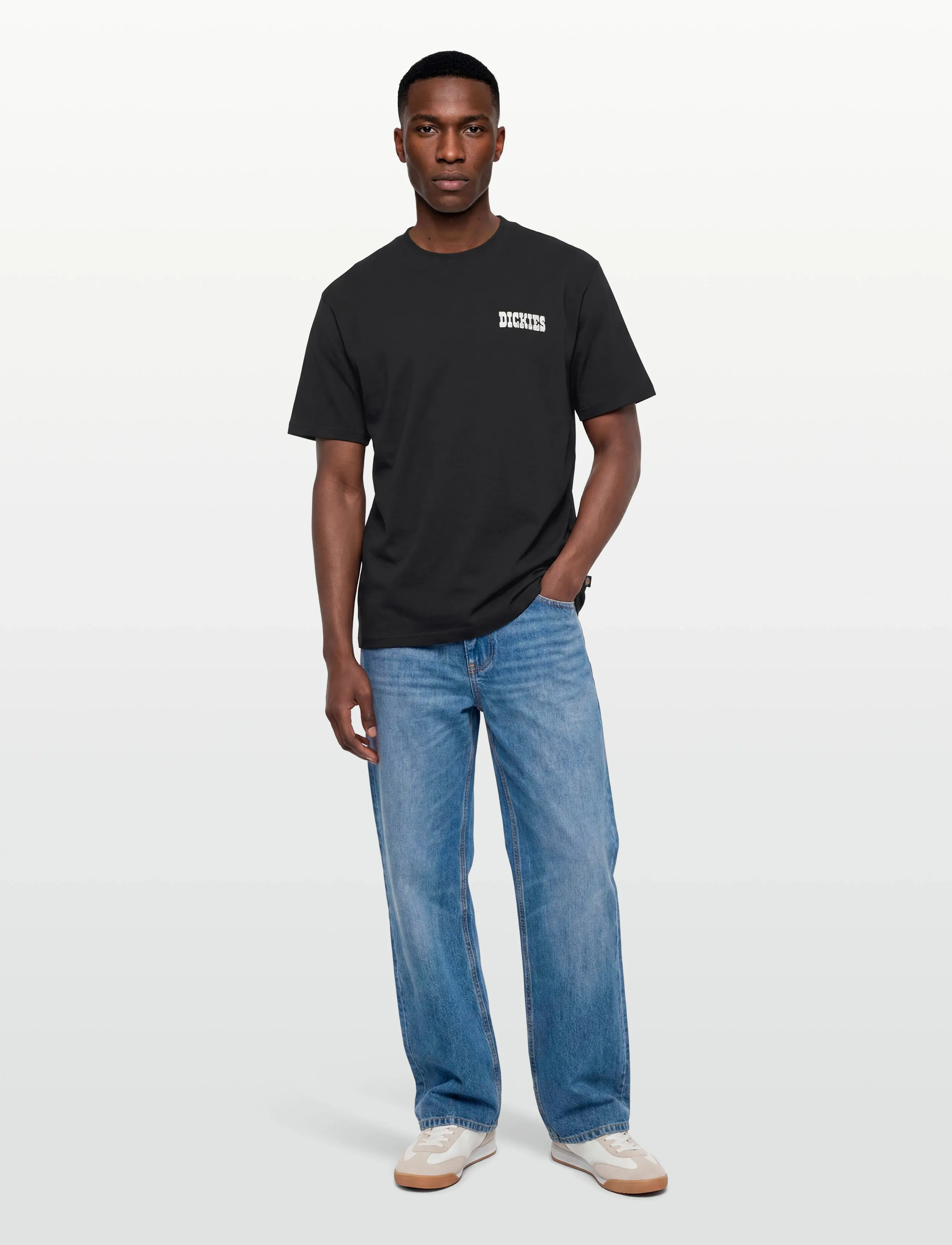 Dickies PLAIN CITY SS TEE - Fitness & Running - BLACK / black