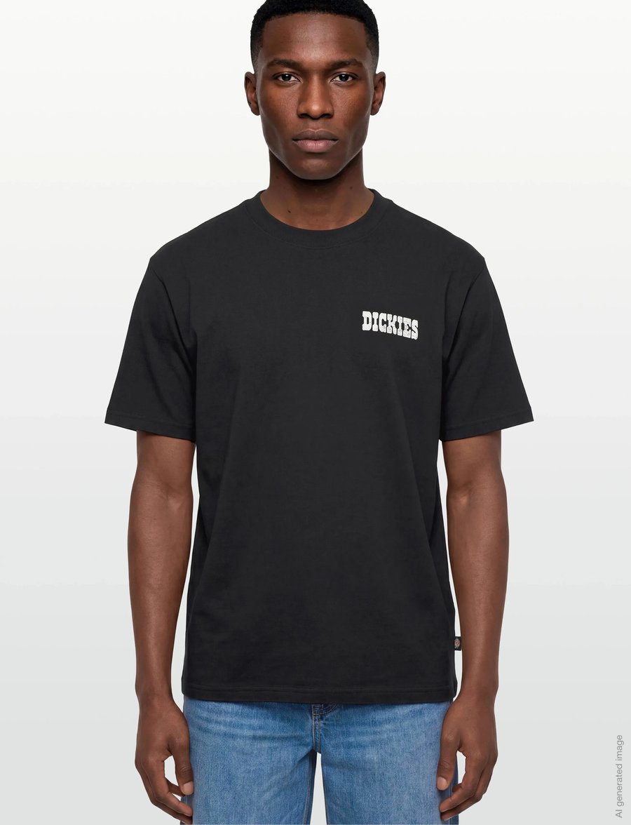 Dickies - PLAIN CITY SS TEE - kortärmade t-shirts - black - 3