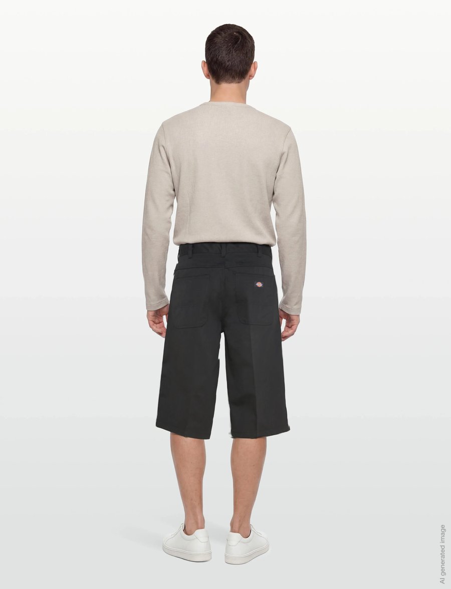 Dickies - UNION 17 INCH TWILL SHORT - chinos shorts - black - 4