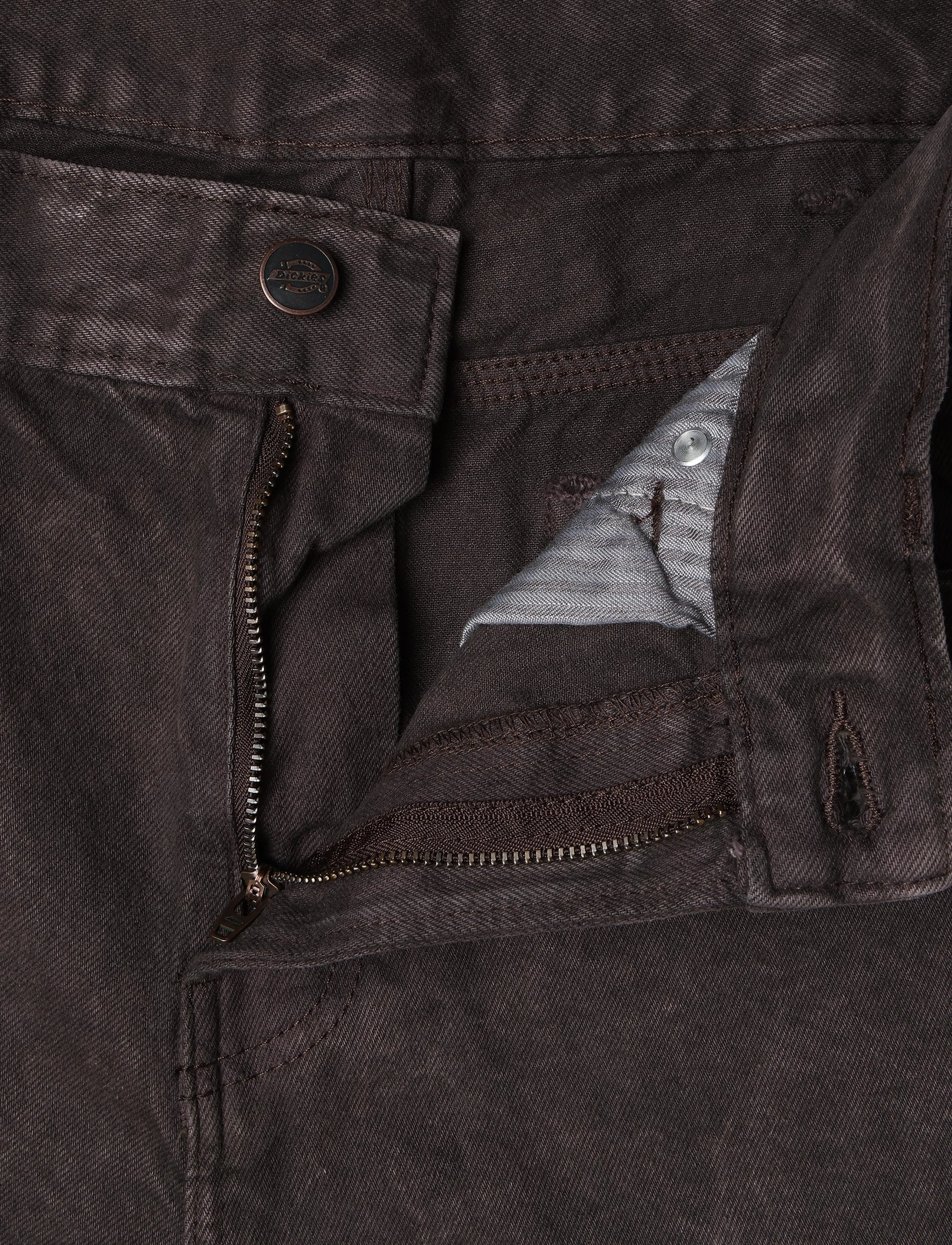 Dickies - 958 13 INCH LOOSE SHORT JEANS - jeansshorts - dark brown - 3