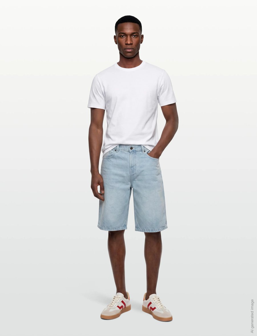 Dickies - 958 13 INCH LOOSE SHORT JEANS - jorts - fog blue - 0