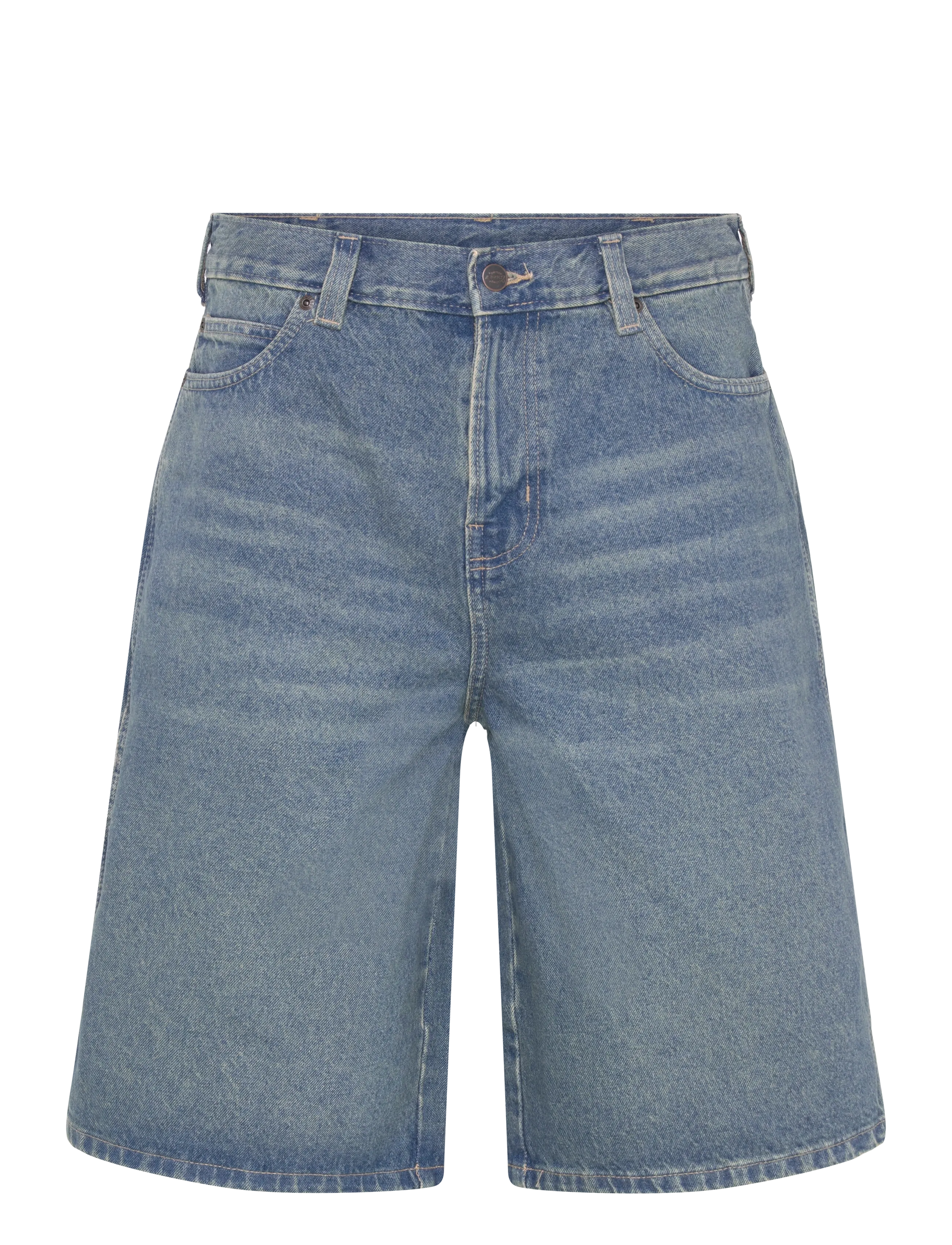 Dickies 958 13 INCH LOOSE SHORT JEANS - Shorts - KHAKI TNTD BLUE / blue