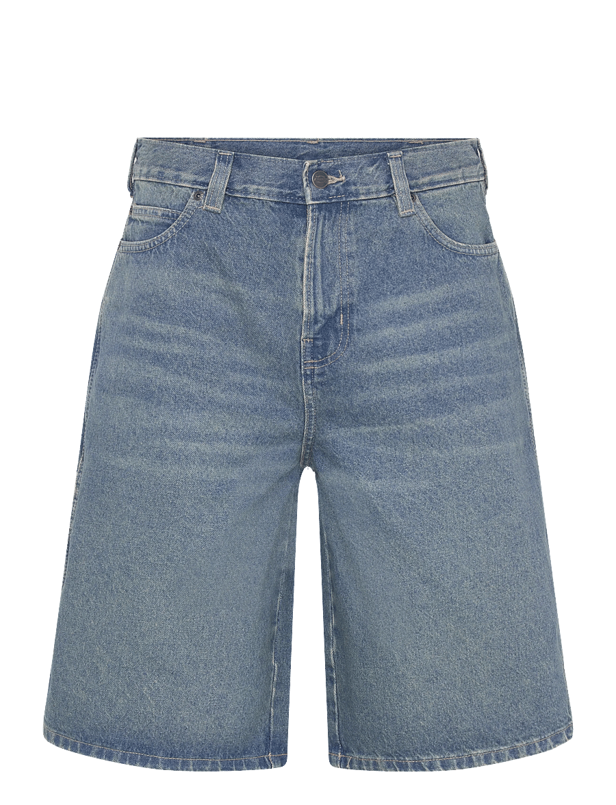 Dickies - 958 13 INCH LOOSE SHORT JEANS - short en jean - khaki tntd blue - 0