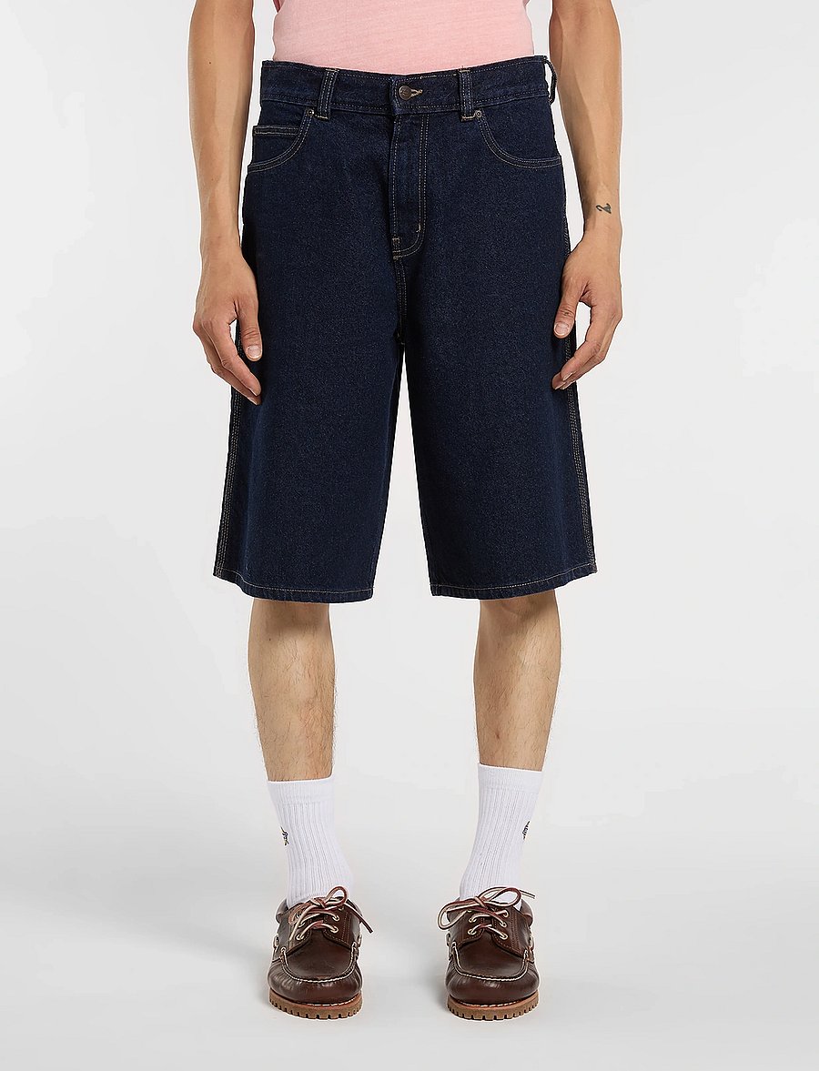 Dickies - 958 13 INCH LOOSE SHORT JEANS - lühikesed teksapüksid - rinsed - 0