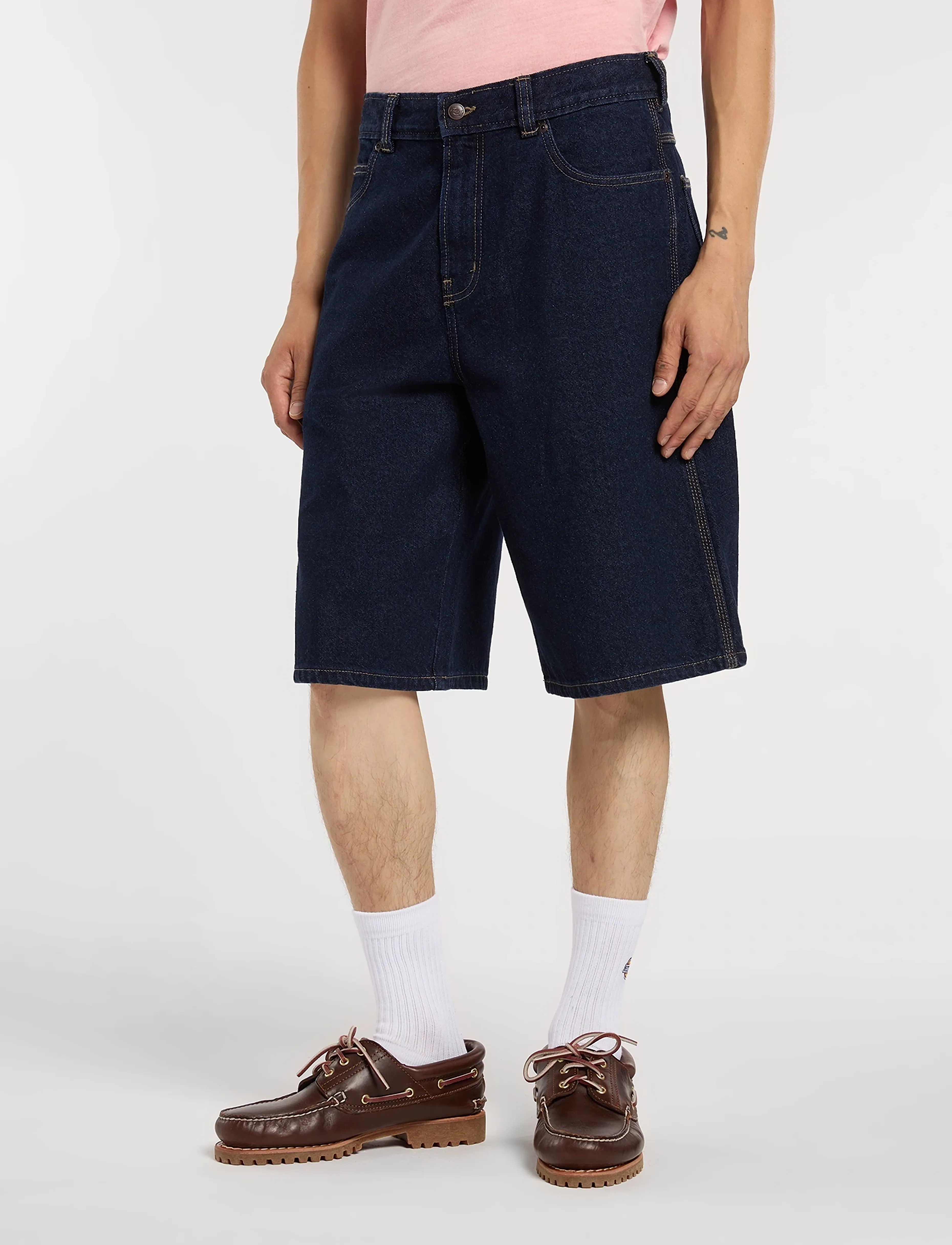 Dickies - 958 13 INCH LOOSE SHORT JEANS - lühikesed teksapüksid - rinsed - 5