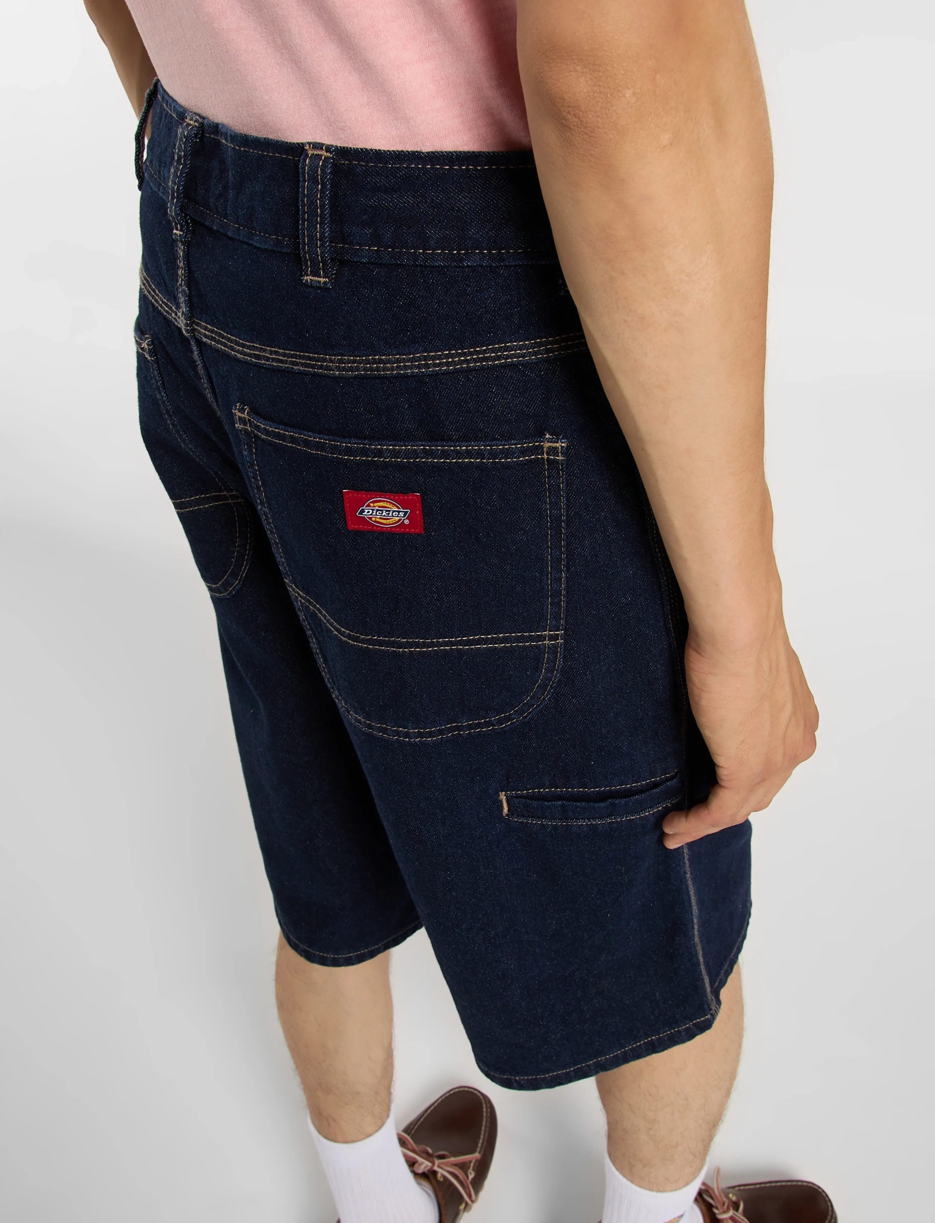 Dickies 958 13 INCH LOOSE SHORT JEANS - Streetstyle - RINSED / navy