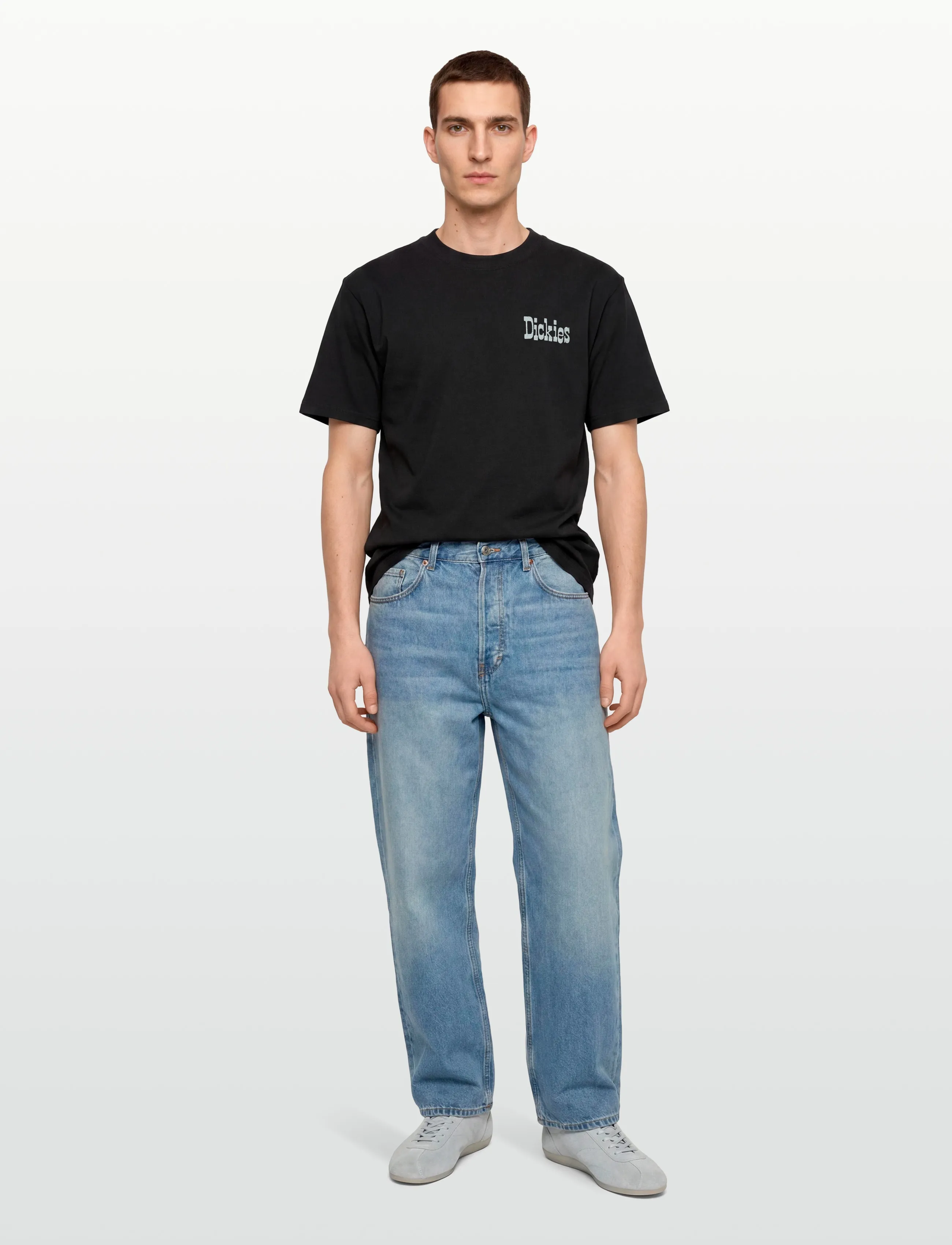 Dickies VERNAL SS TEE - Clothing - BLACK / black