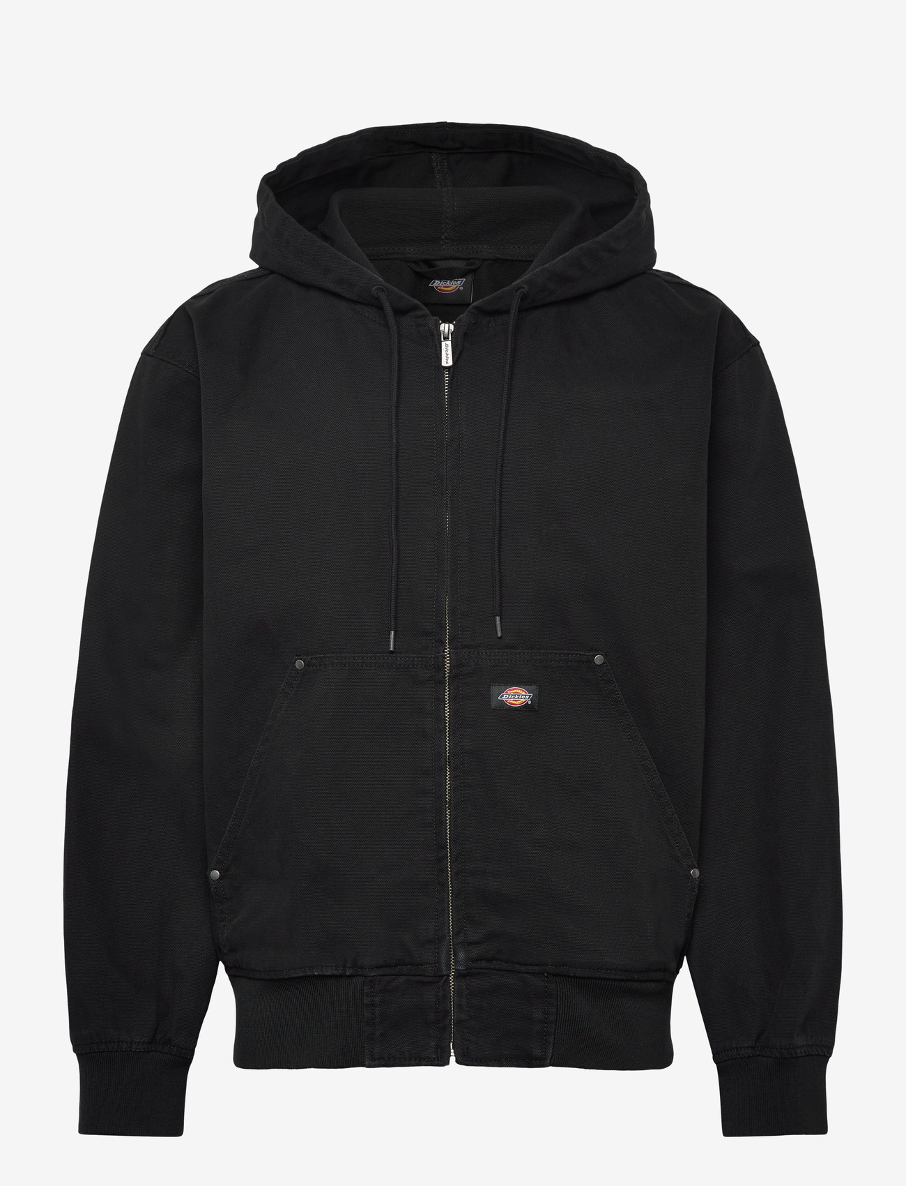 Dickies - UNLINED CANVAS HOODED BOMBER - spring jackets - black - 0