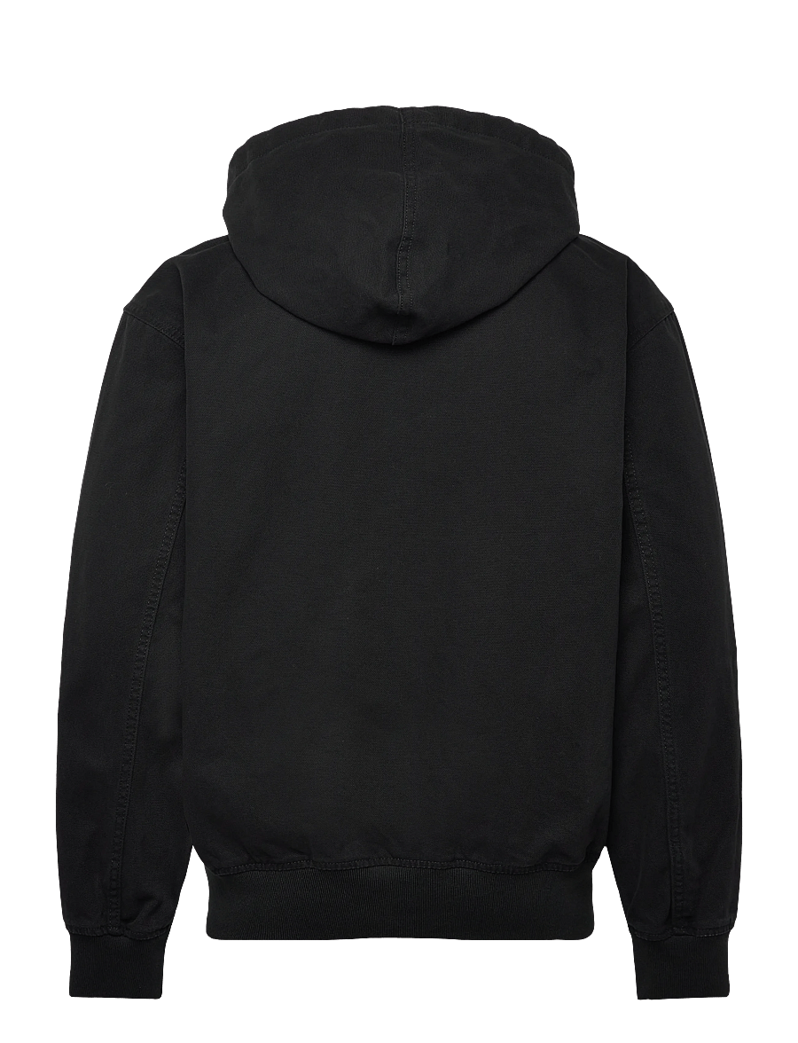 Dickies - UNLINED CANVAS HOODED BOMBER - kevadjoped - black - 2