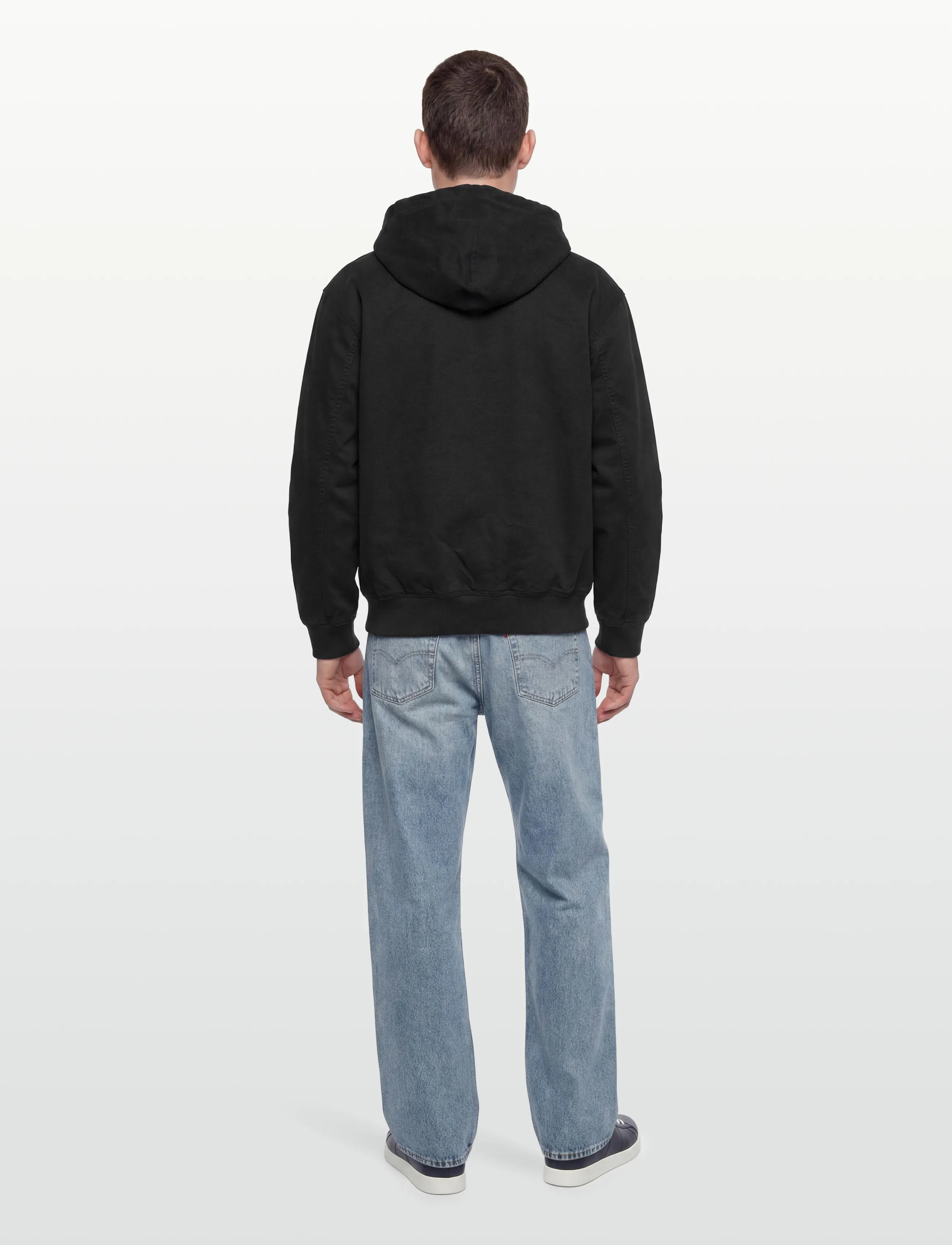Dickies - UNLINED CANVAS HOODED BOMBER - frühlingsjacken - black - 4