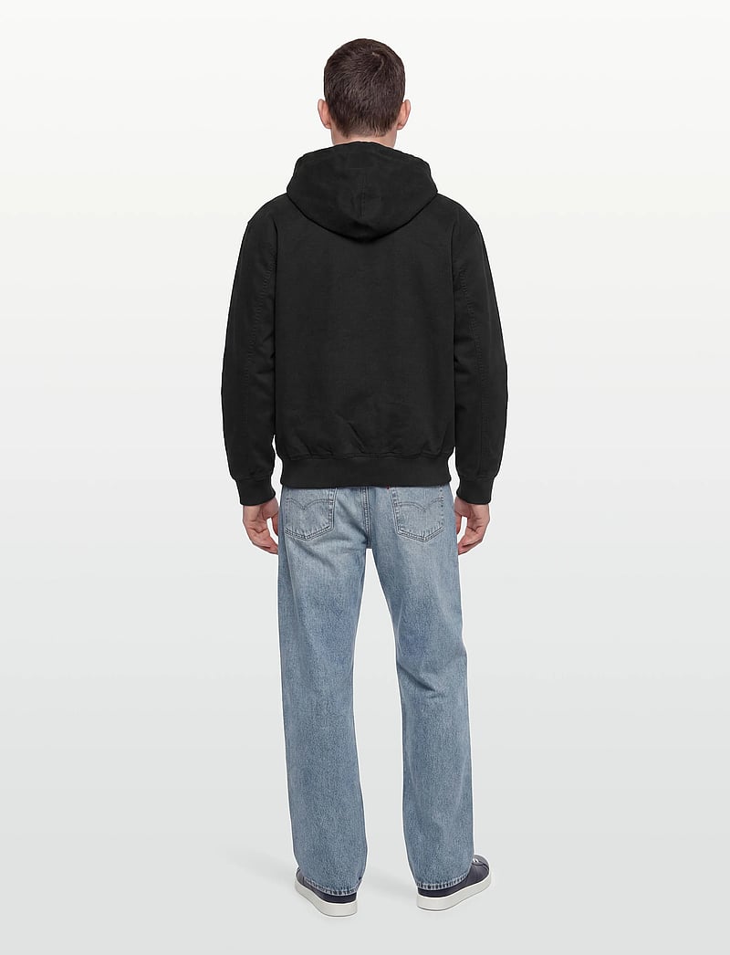 Dickies - UNLINED CANVAS HOODED BOMBER - forårsjakker - black - 4