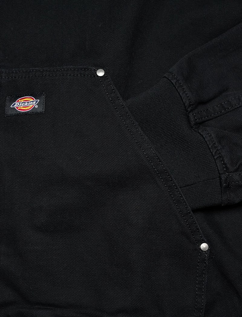 Dickies - UNLINED CANVAS HOODED BOMBER - kevadjoped - black - 3
