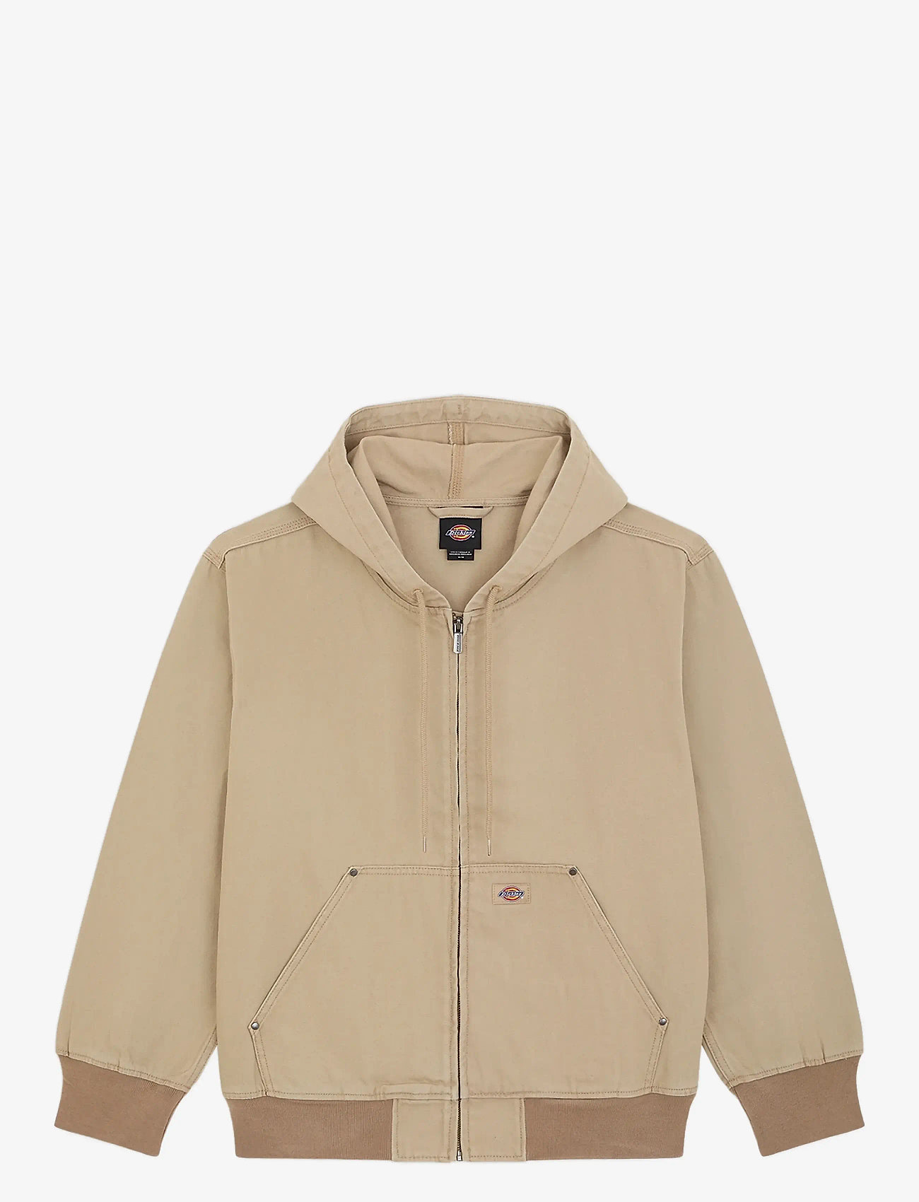 Dickies - UNLINED CANVAS HOODED BOMBER - forårsjakker - desert sand - 1