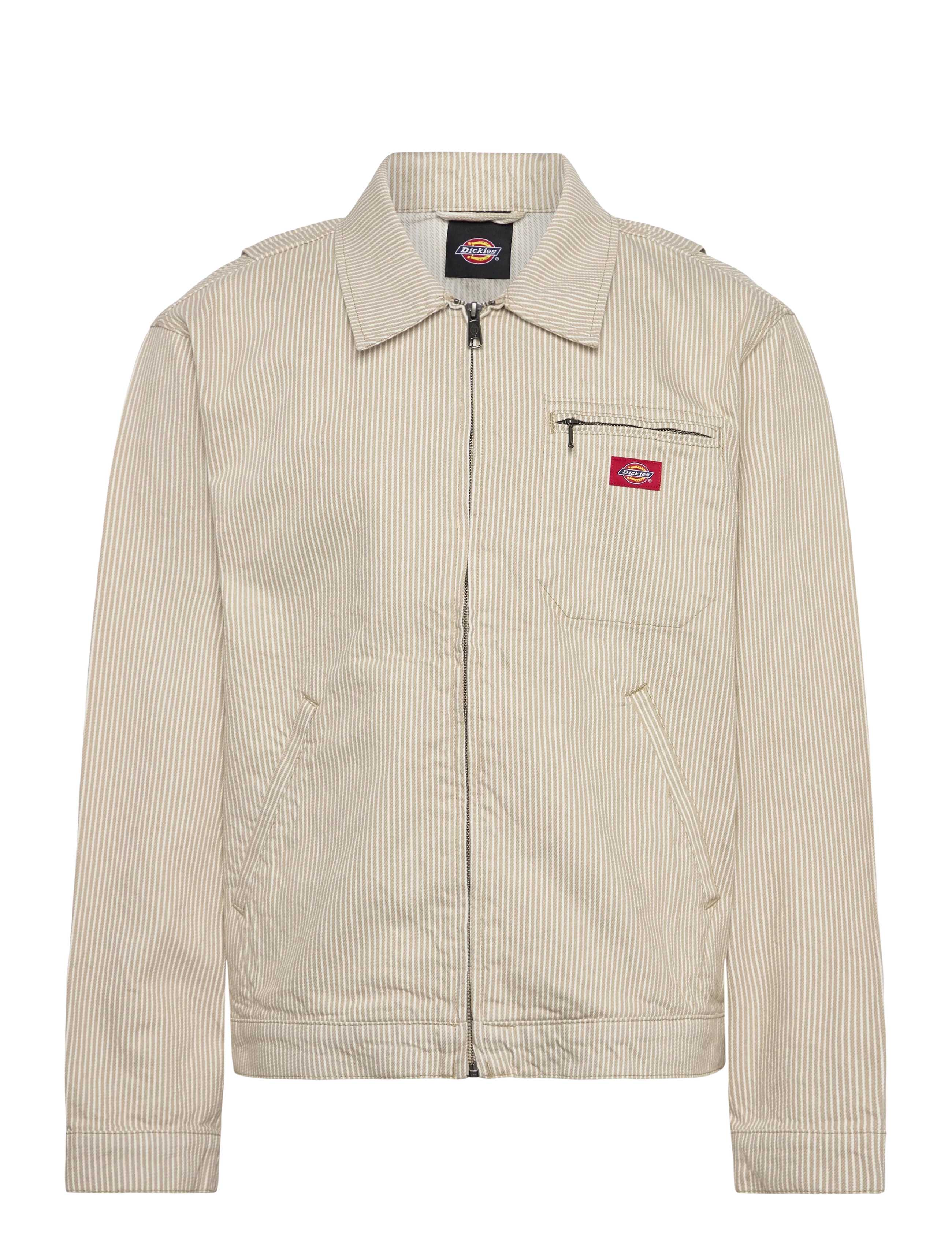 Dickies HICKORY PAINTER JACKET - Overtøj - EUCALYPTUS / red