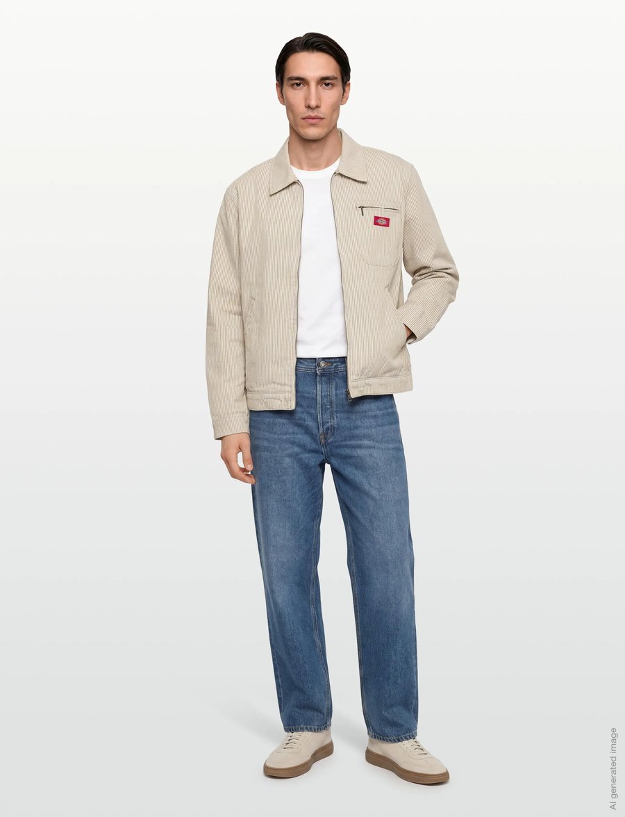 Dickies - HICKORY PAINTER JACKET - frühlingsjacken - eucalyptus - 0