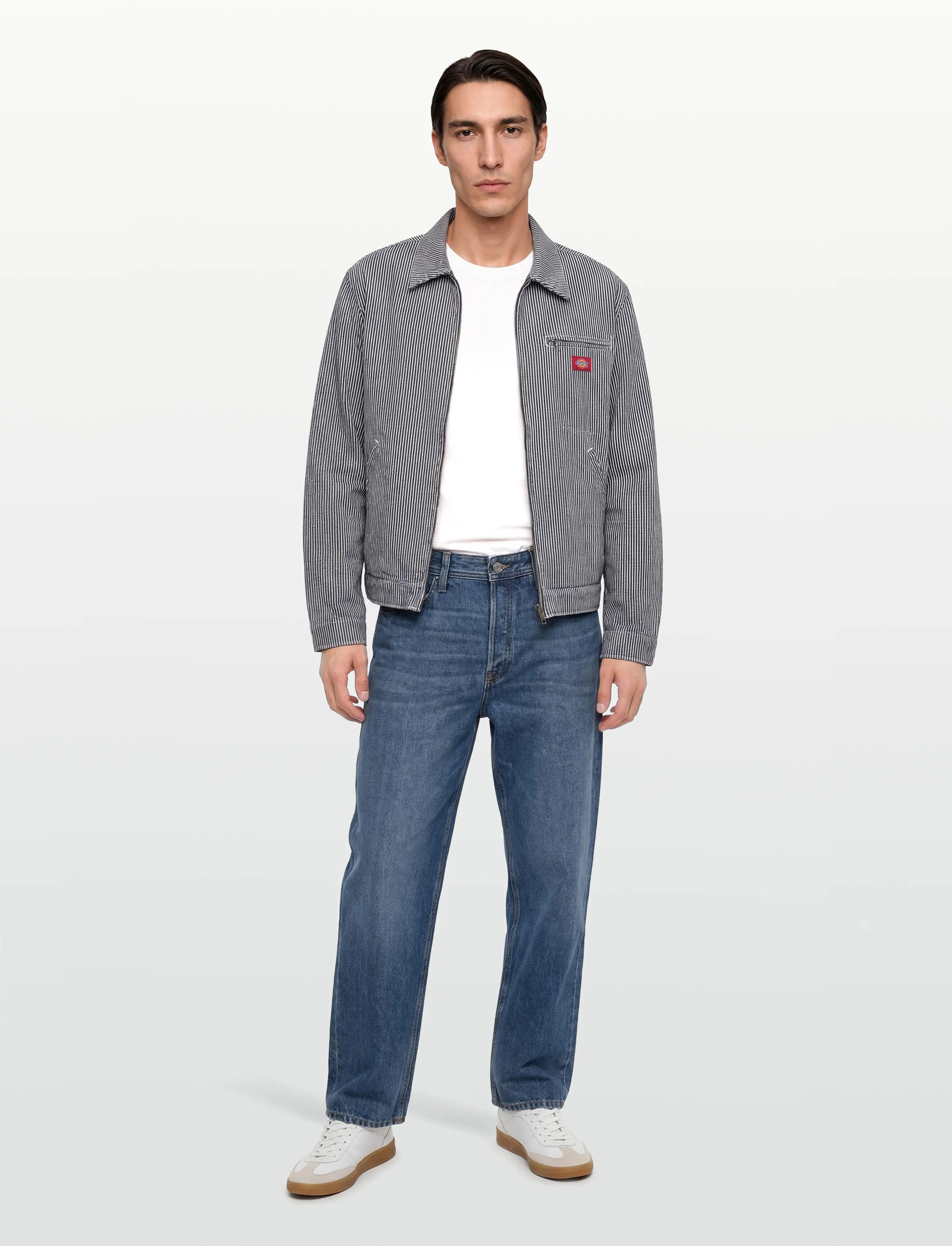Dickies Hickory Painter Jacket, XXL, Jackets, Blau - Light Männerswear