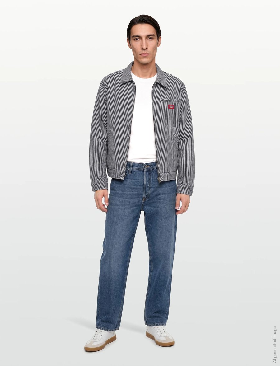 Dickies - HICKORY PAINTER JACKET - kurtki wiosenne - retro indigo - 0