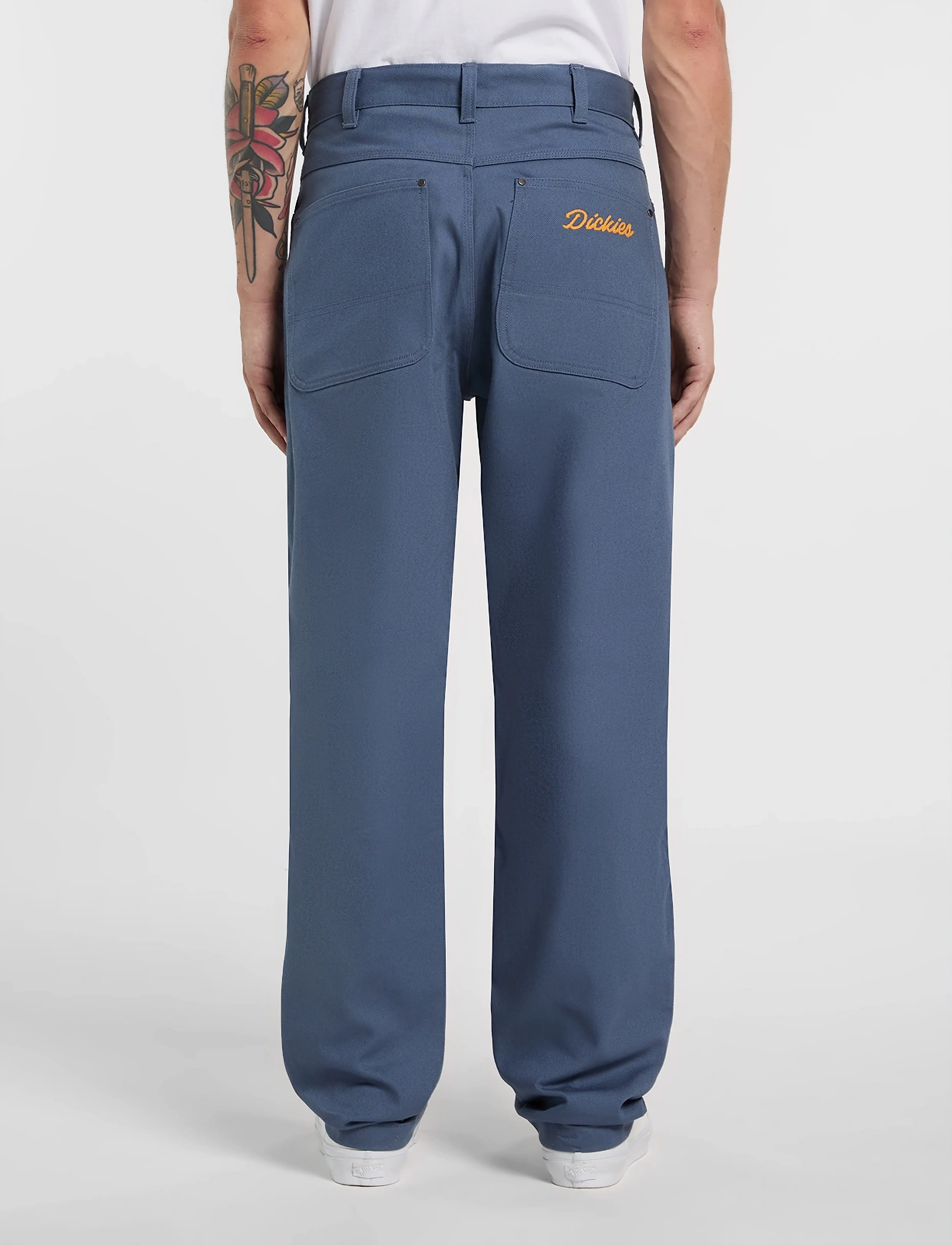 Dickies - WELLSVILLE LOOSE TAPERED TWILL PANT - hversdagsbuxur - retro indigo - 3