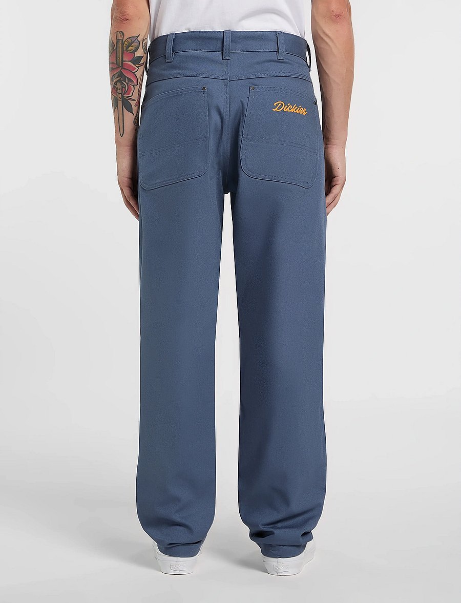 Dickies - WELLSVILLE LOOSE TAPERED TWILL PANT - hversdagsbuxur - retro indigo - 3