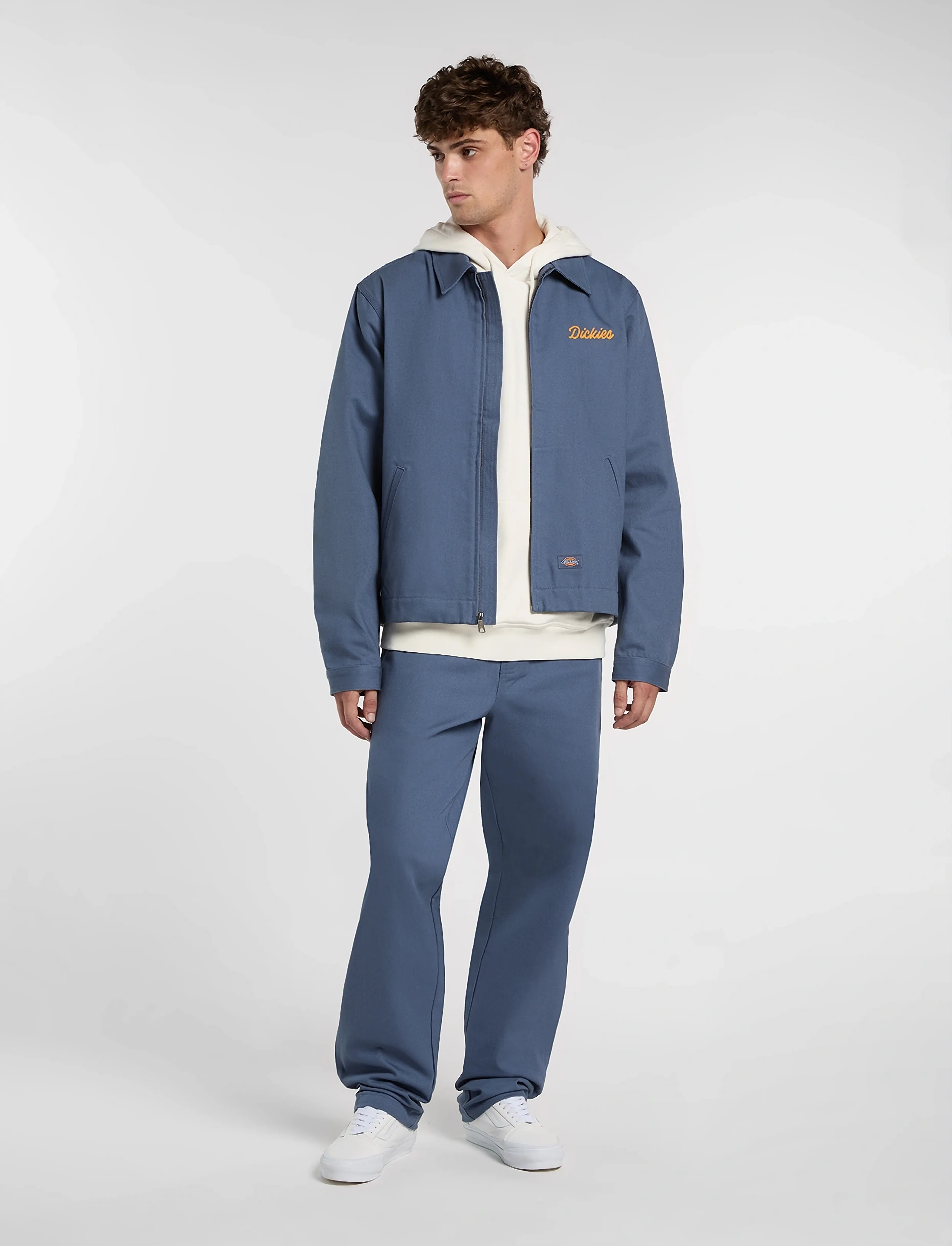 Dickies - WELLSVILLE LOOSE TAPERED TWILL PANT - hversdagsbuxur - retro indigo - 4