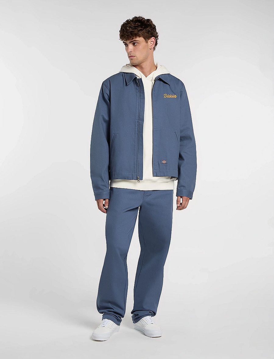 Dickies - WELLSVILLE LOOSE TAPERED TWILL PANT - hversdagsbuxur - retro indigo - 4