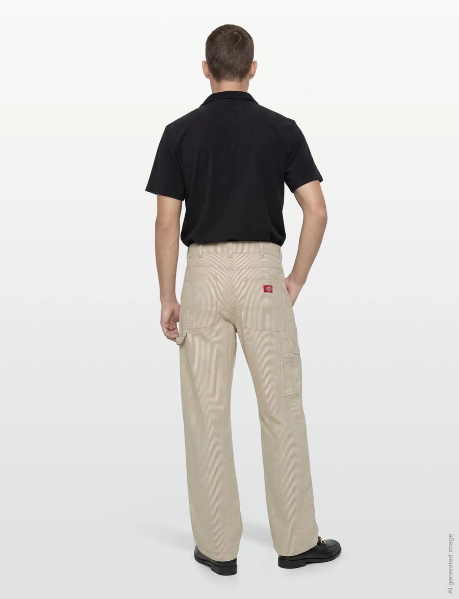 Dickies - HICKORY LOOSE STRAIGHT - casual bukser - eucalyptus - 4