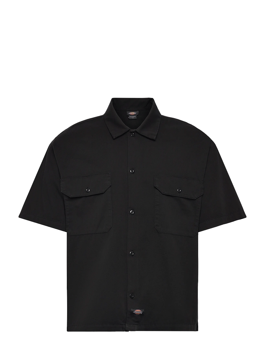 Dickies - 247 GD WORK SHIRT SS - lühikeste varrukatega särgid - black - 1