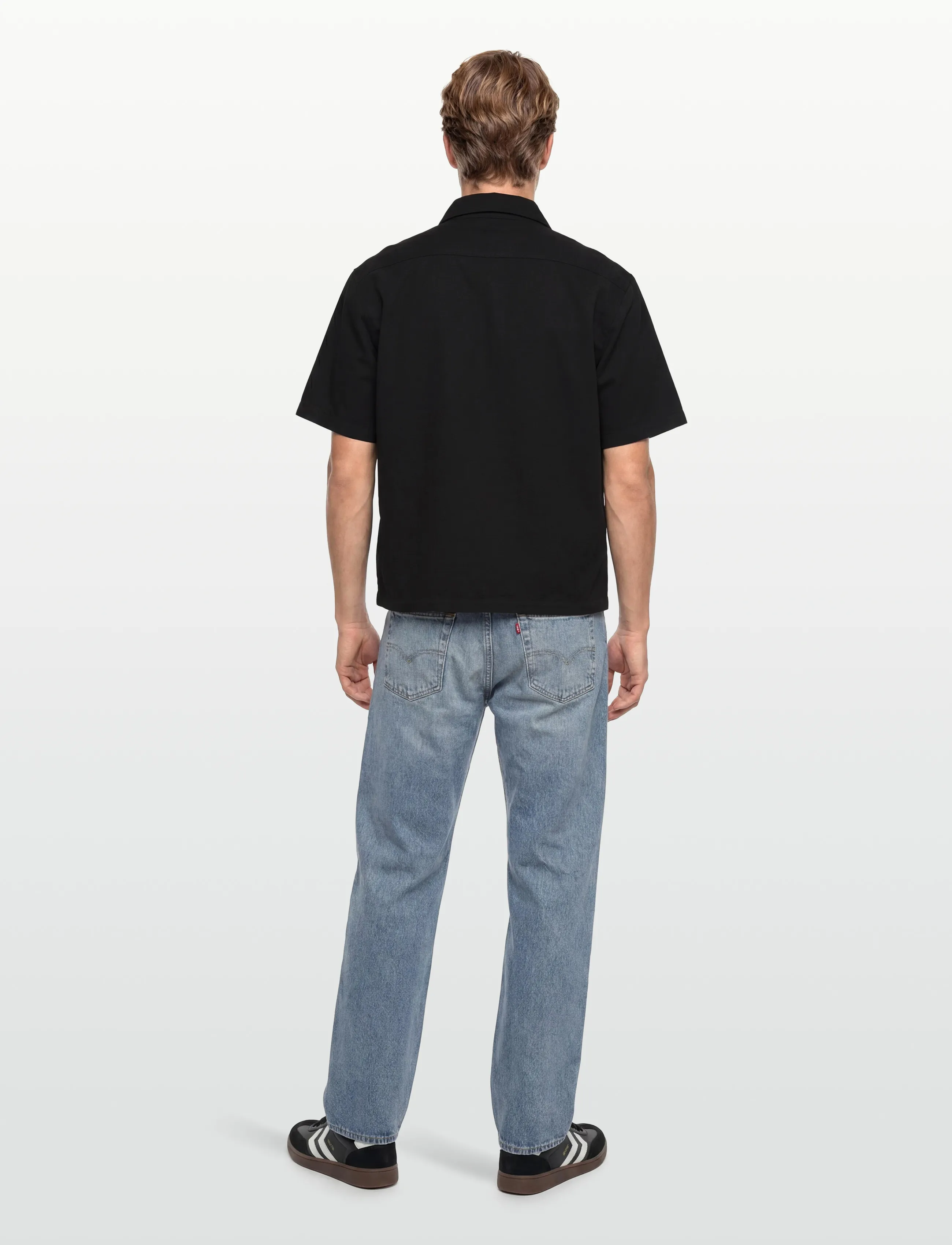 Dickies - 247 GD WORK SHIRT SS - kurzarmhemden - black - 4