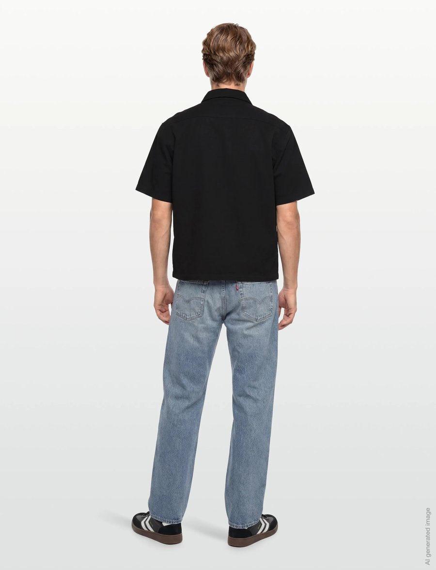 Dickies - 247 GD WORK SHIRT SS - lühikeste varrukatega särgid - black - 4